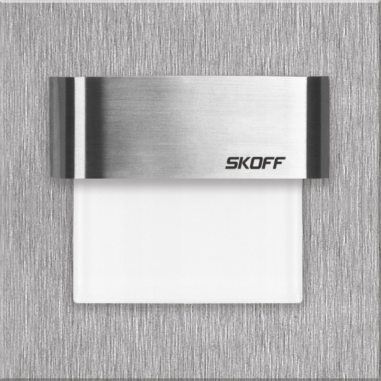  Rėmas laiptų lempa 0,8w 10v inox neutral skoff