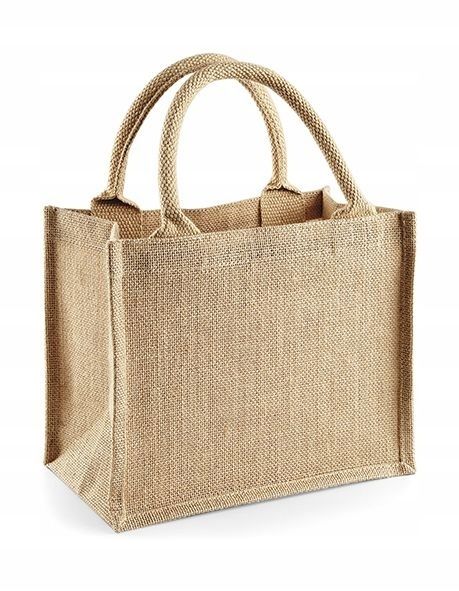  Umweltfreundliche tasche aus jute mini für ein geschenk mittagessen 26x22x14