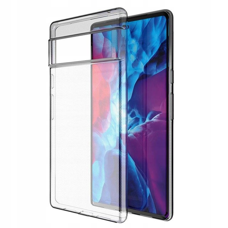  Byla jelly case į google pixel pixel 6 skaidrūs 1mm byla korpusas byla