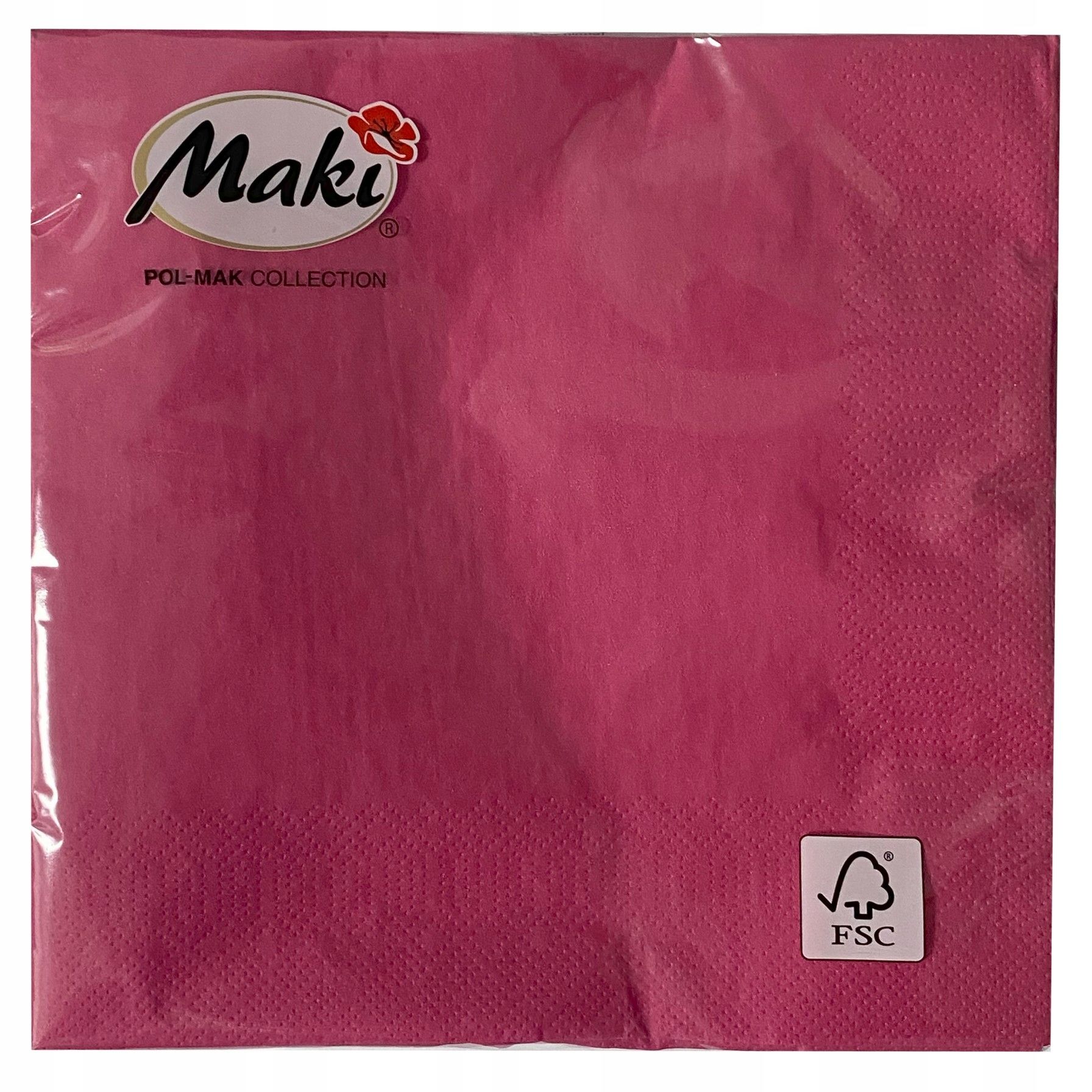  Papírové ubrousky 33x33 cm 20 ks. třívrstvý premium pudrově růžová