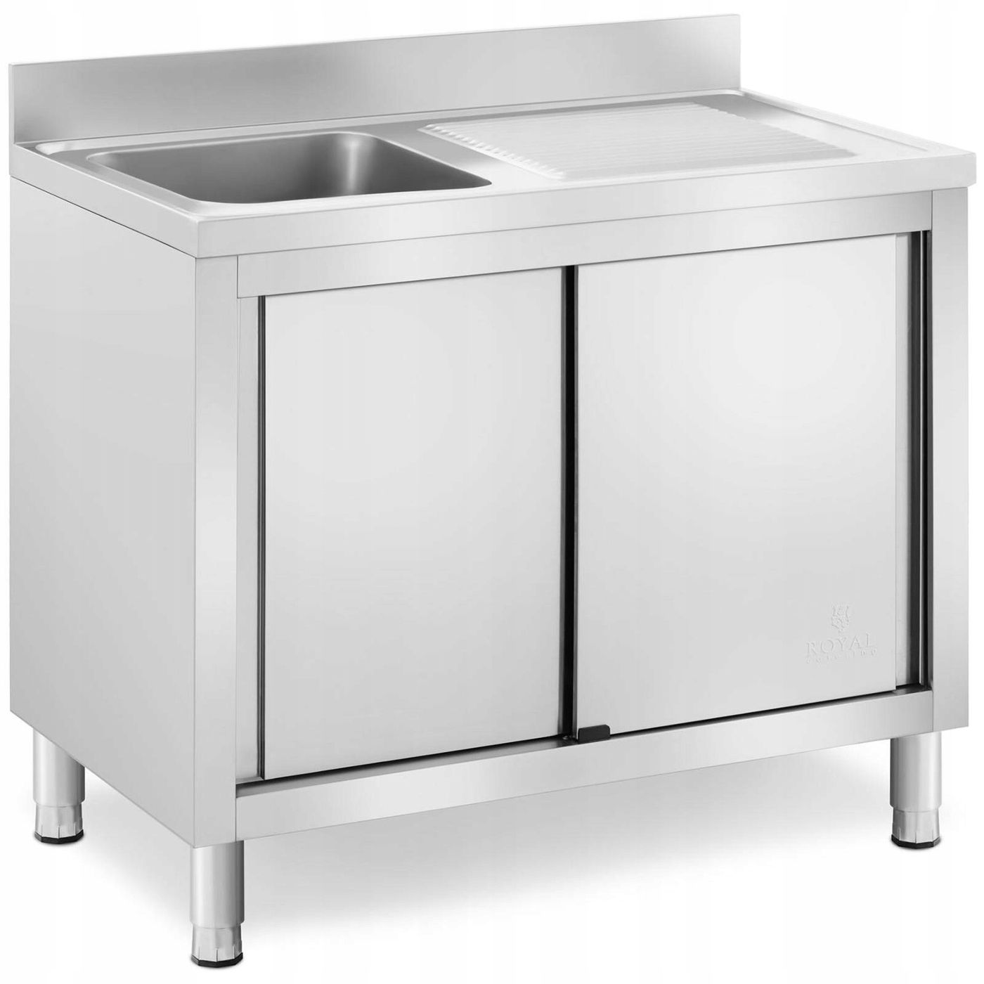  Skříň 100cm s umyvadlem royal catering rc-iks09