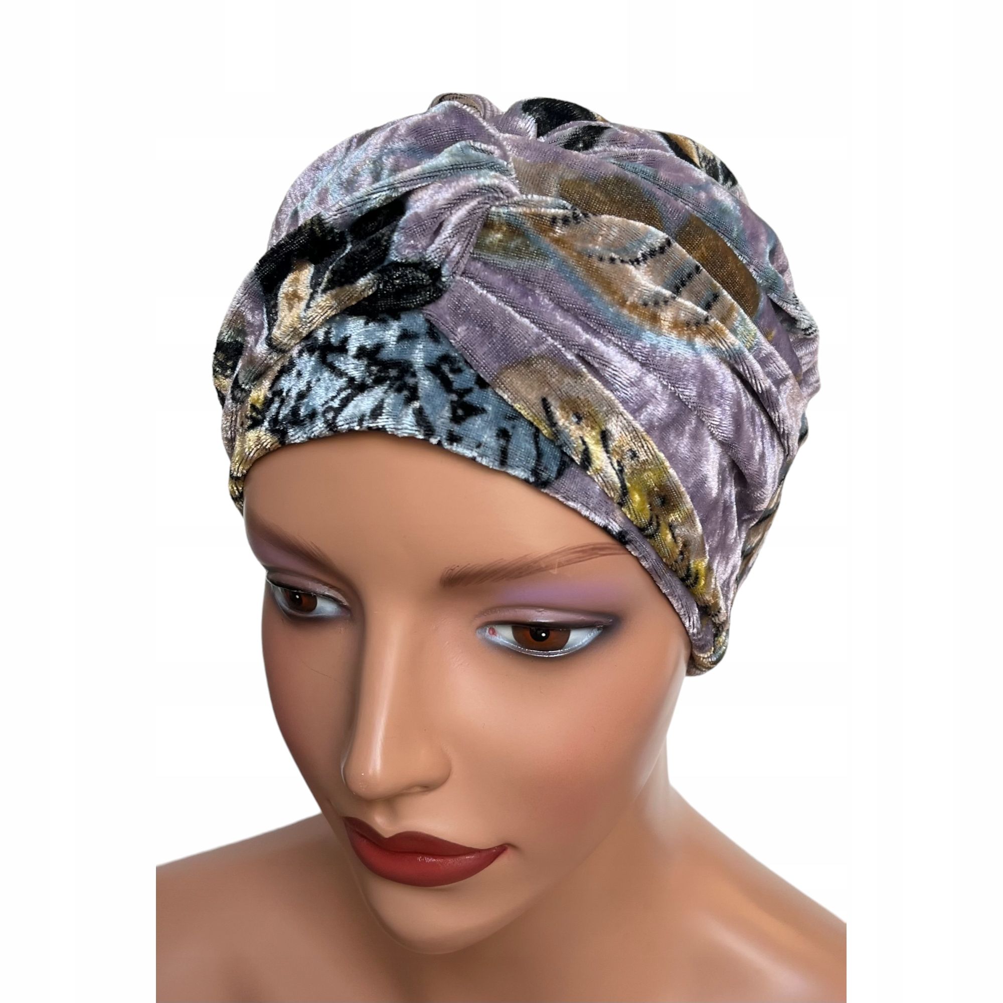  Turban ženský sara ocean pohodlné czapka vyrobené z bavlny tiež po chemoterapiu