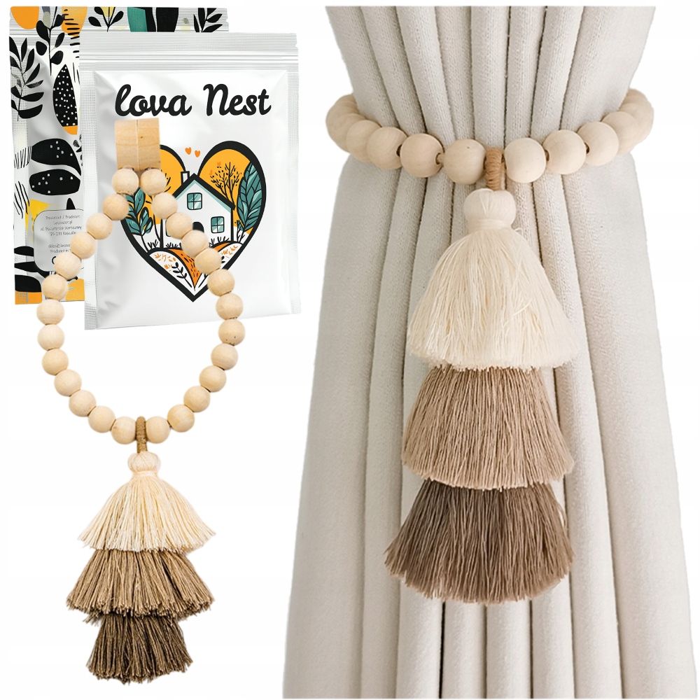  Anhängen für nachtschichten lova nest vorhänge boho halskette pins magnet quasten 1 stk.