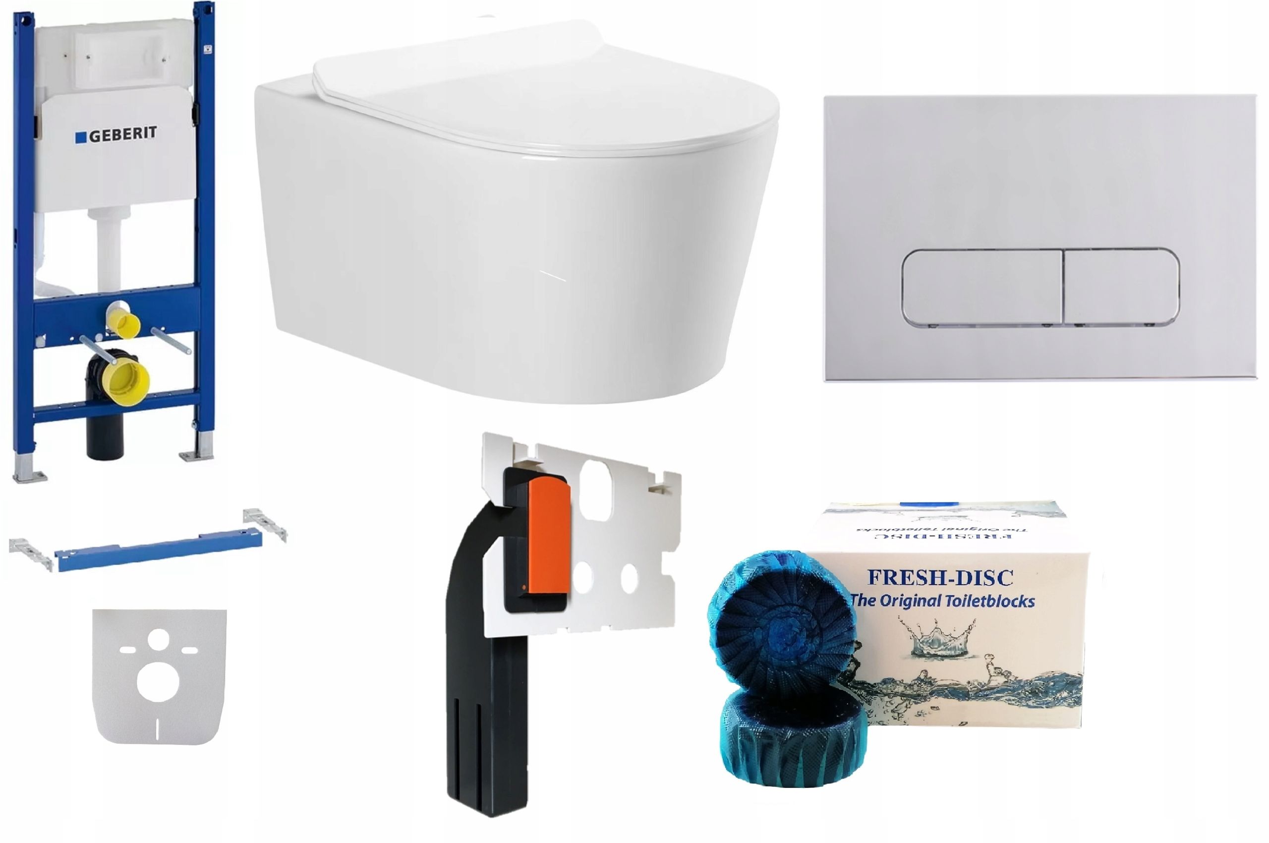  Wc rāmja komplekts geberit + atslēga + tualetes pods melns matēts + dēlis w/o+fresh