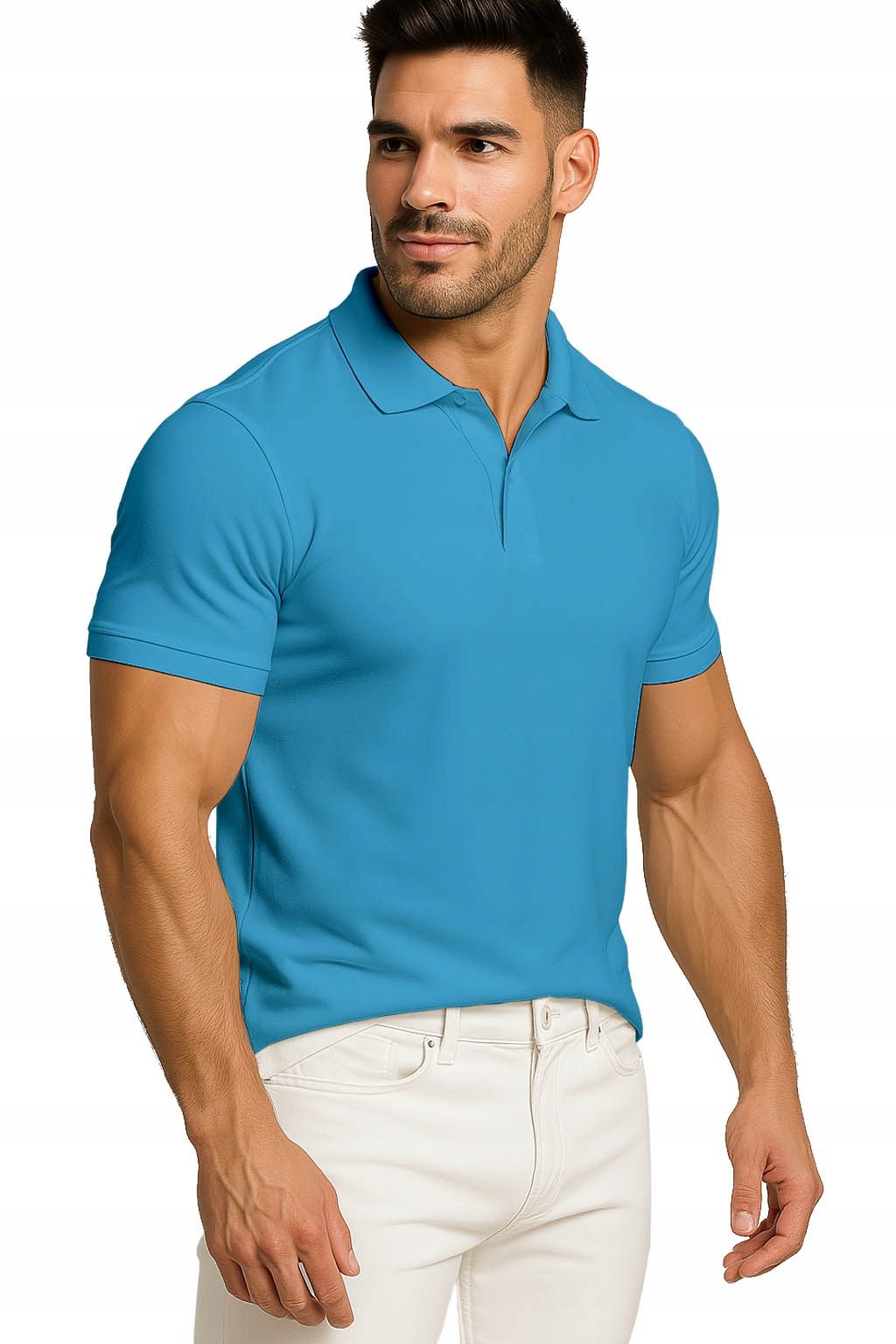  Men&#39;s polo shirts t-shirt elegant reinforcement cotton with collar m