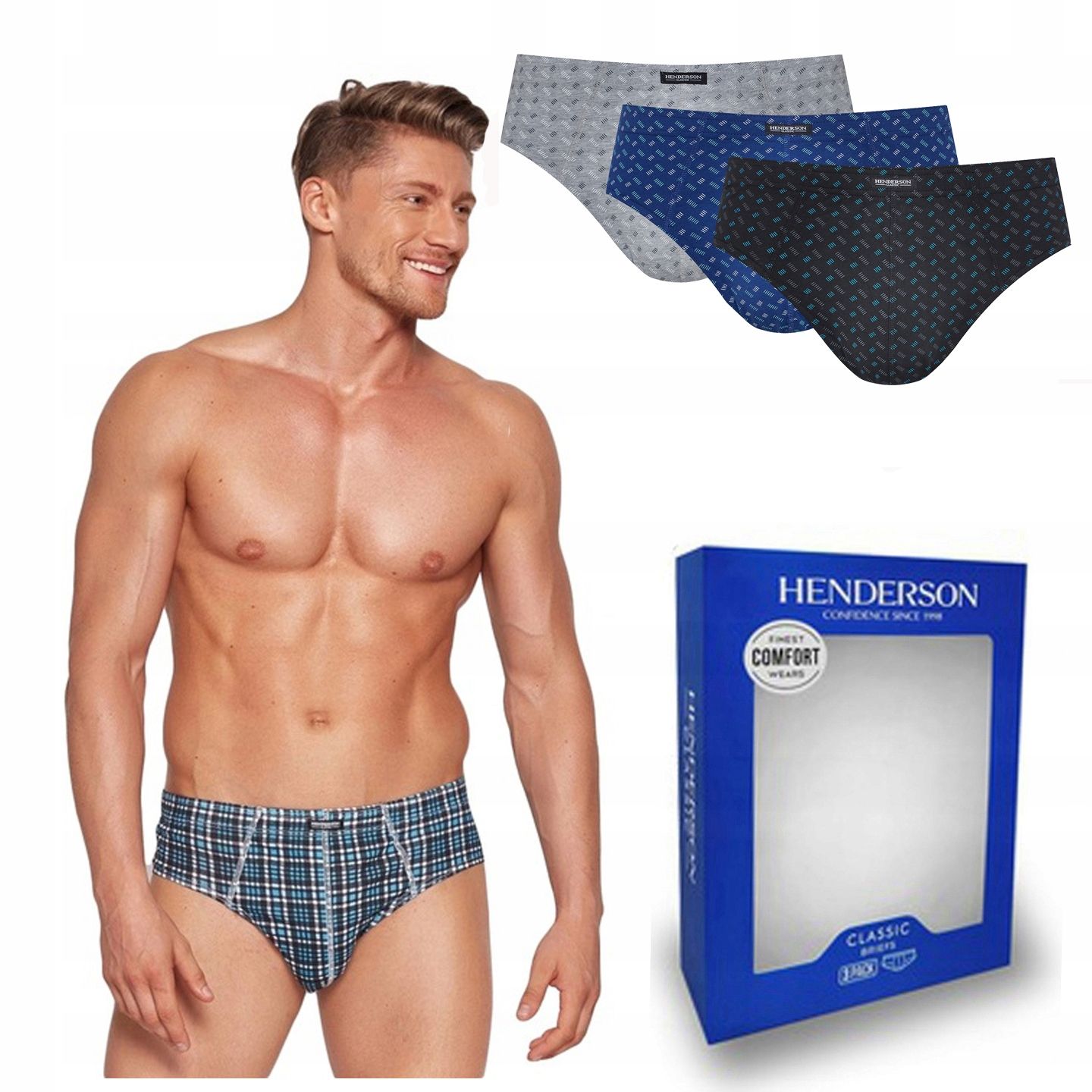  Briefs henderson classic 1446- 3 pcs. size l k632