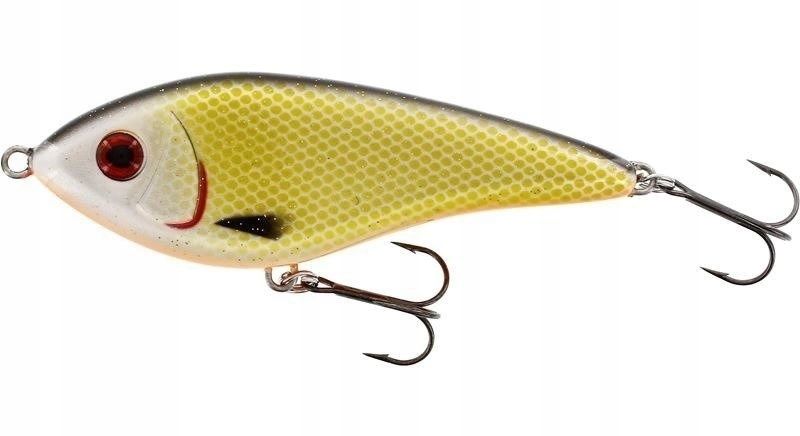  Vobleris westin swim jerk 10cm 34g - skęstantis - 3d rocky red