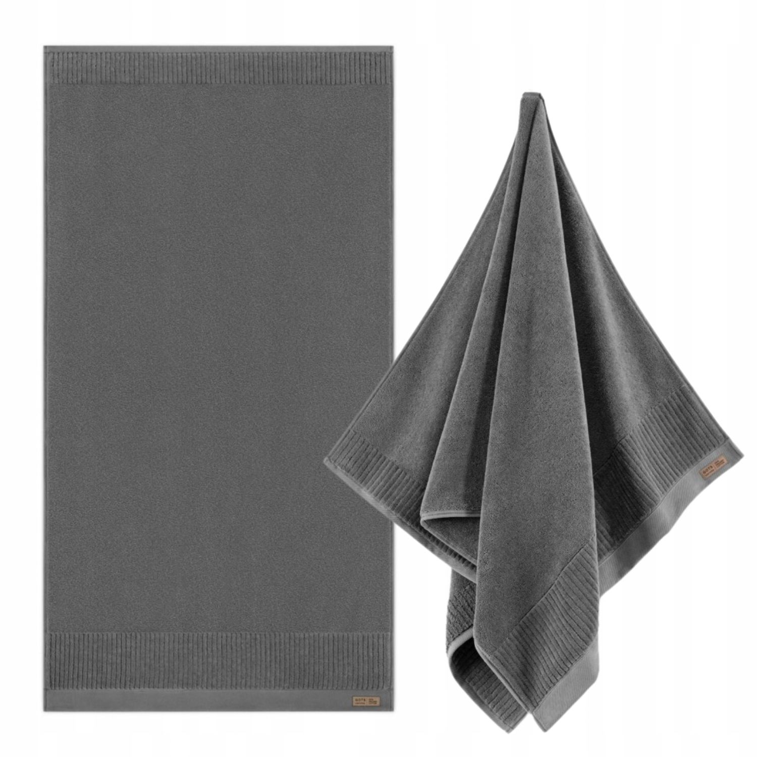  Zwoltex porto osuška veľký hustý čierny 600g 50x100cm