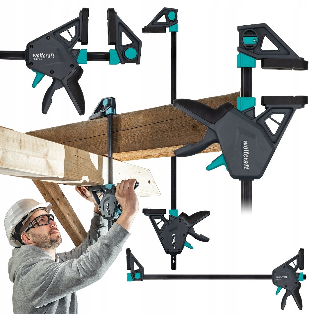  Truhlářský svěrák s jednou rukojetí pro max 300 mm pilíř 3071000 wolfcraft
