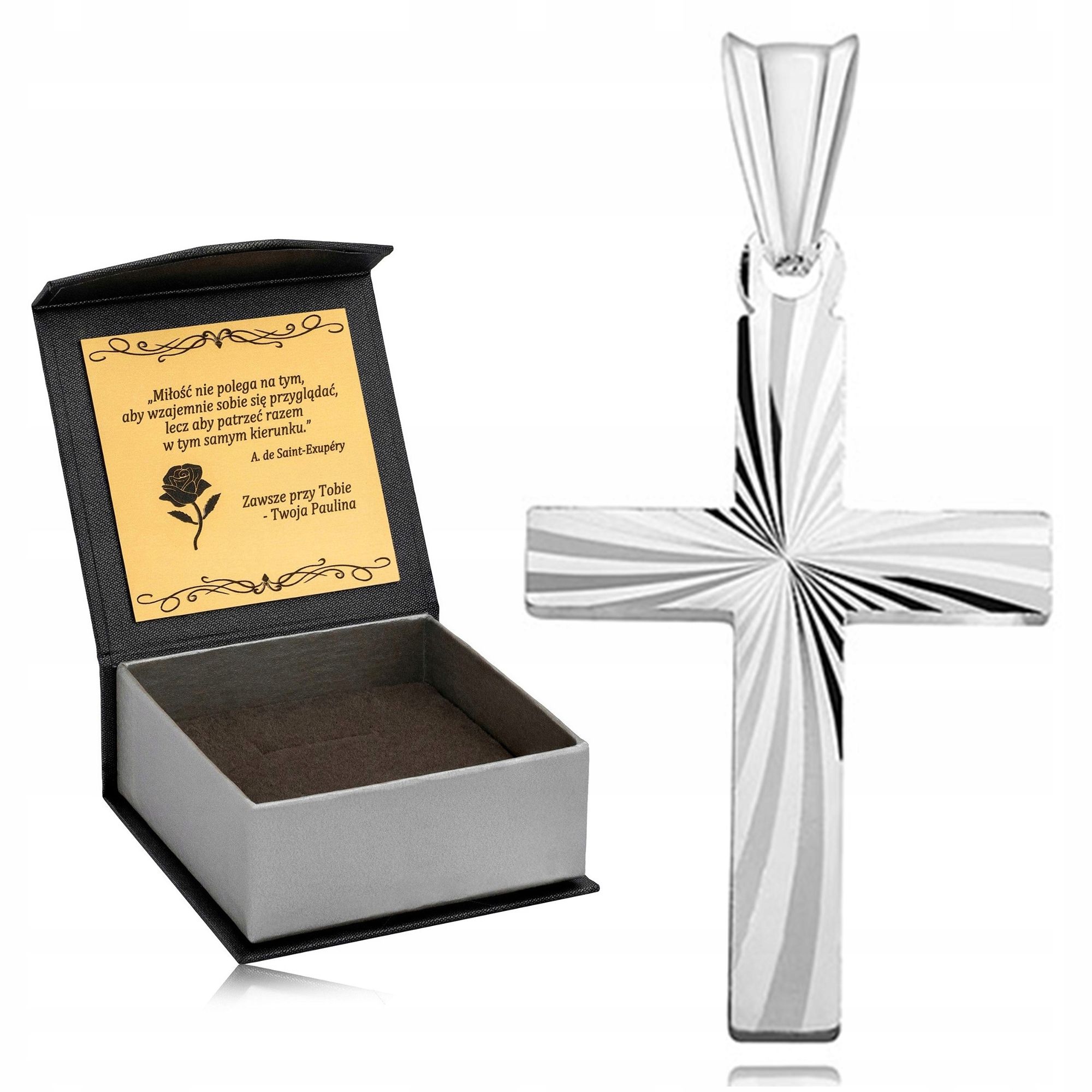  Striebro samec veľký rhodiované kríž diamant 925 pre otca pre syna človek strýkovia