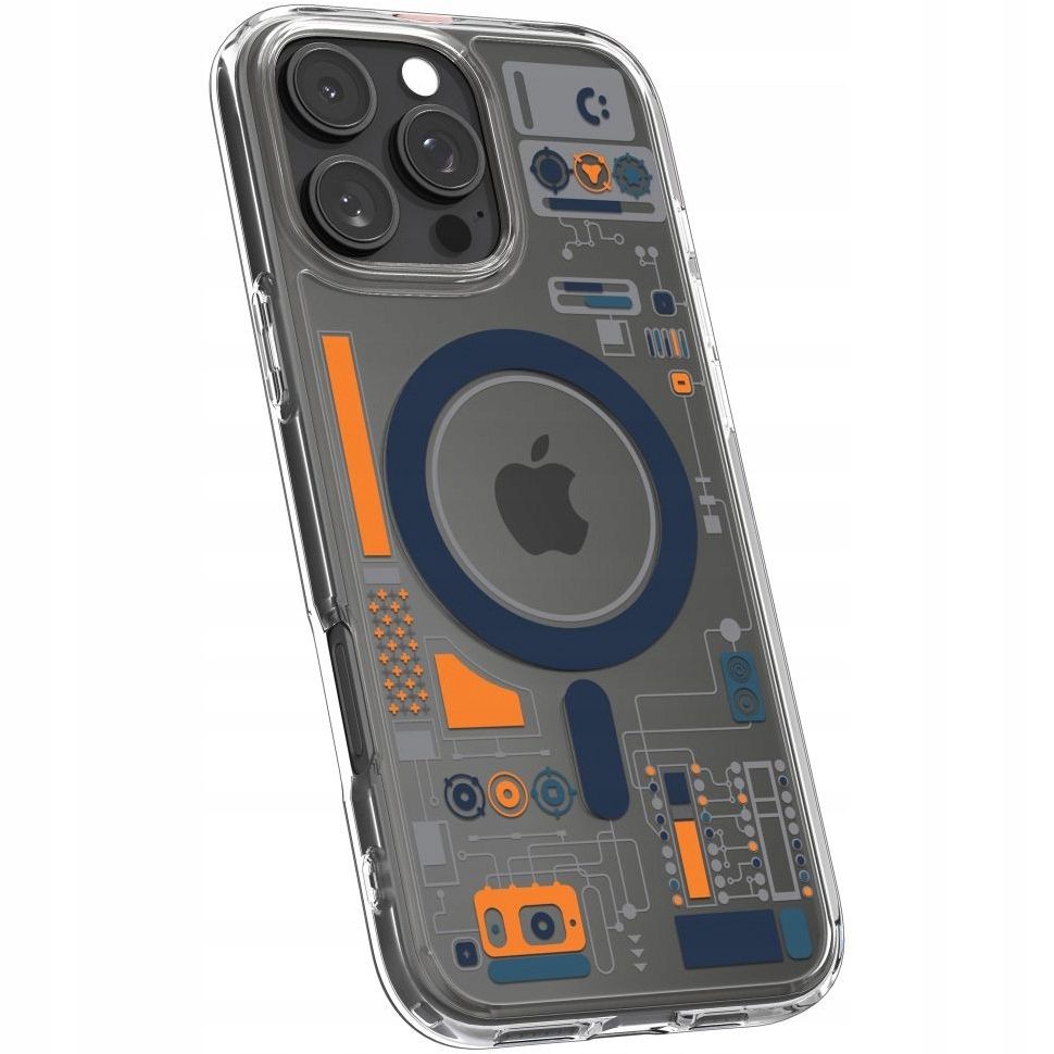  Byla spigen į "iphone" 16 pro, nugara į magsafe, lengvas, tvirtas, stilingas