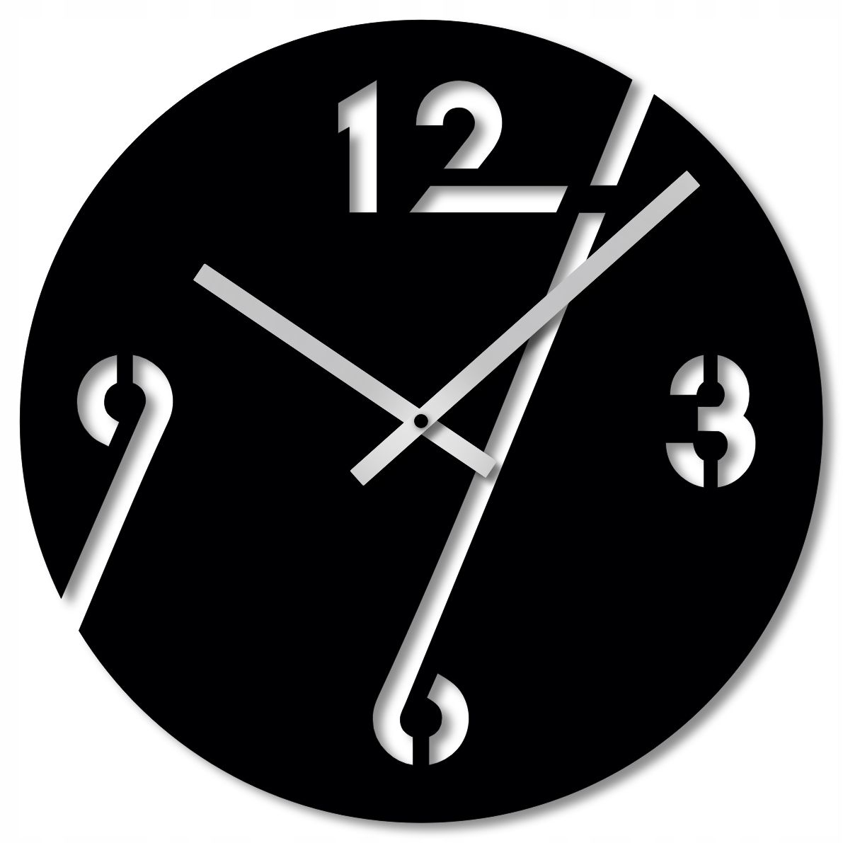  Wall clock 60 cm clock on the wall big clock openwork classic big numbers