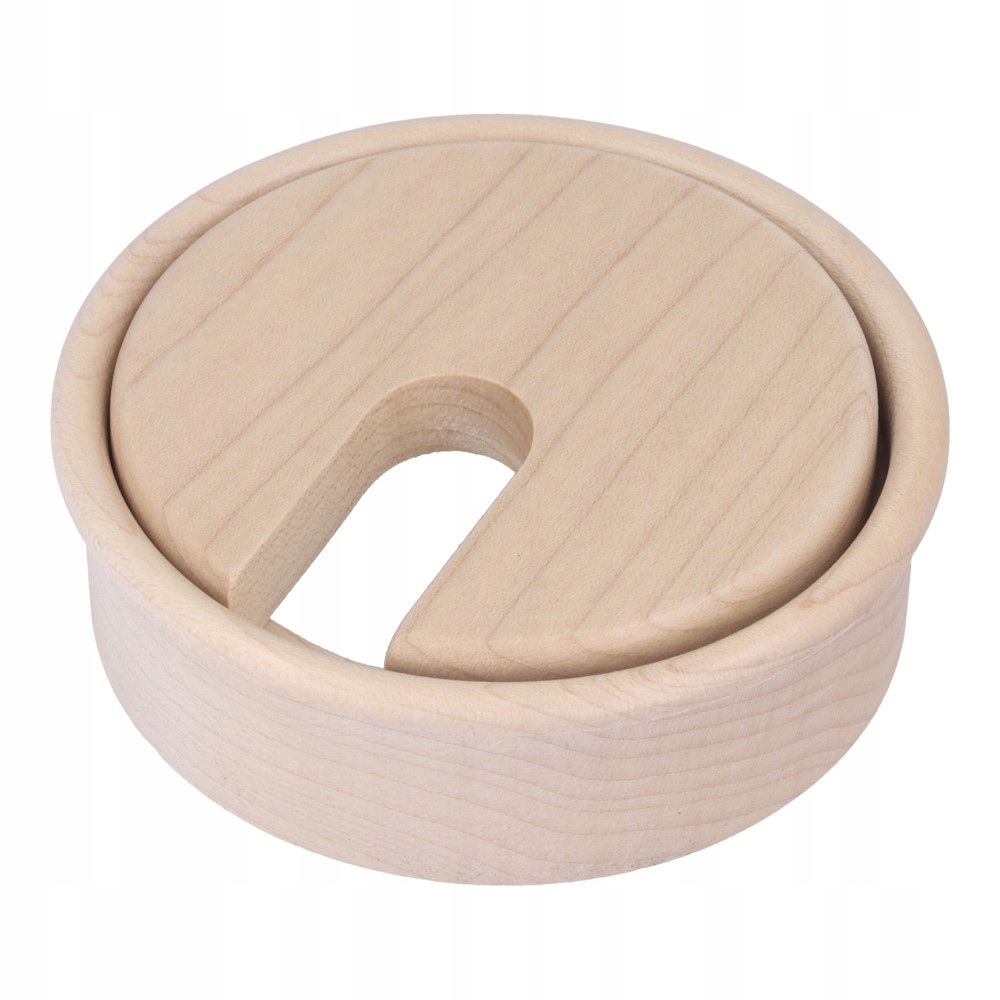  Dřevěná elektroinstalační zásuvka těsnění javor 80x23mm