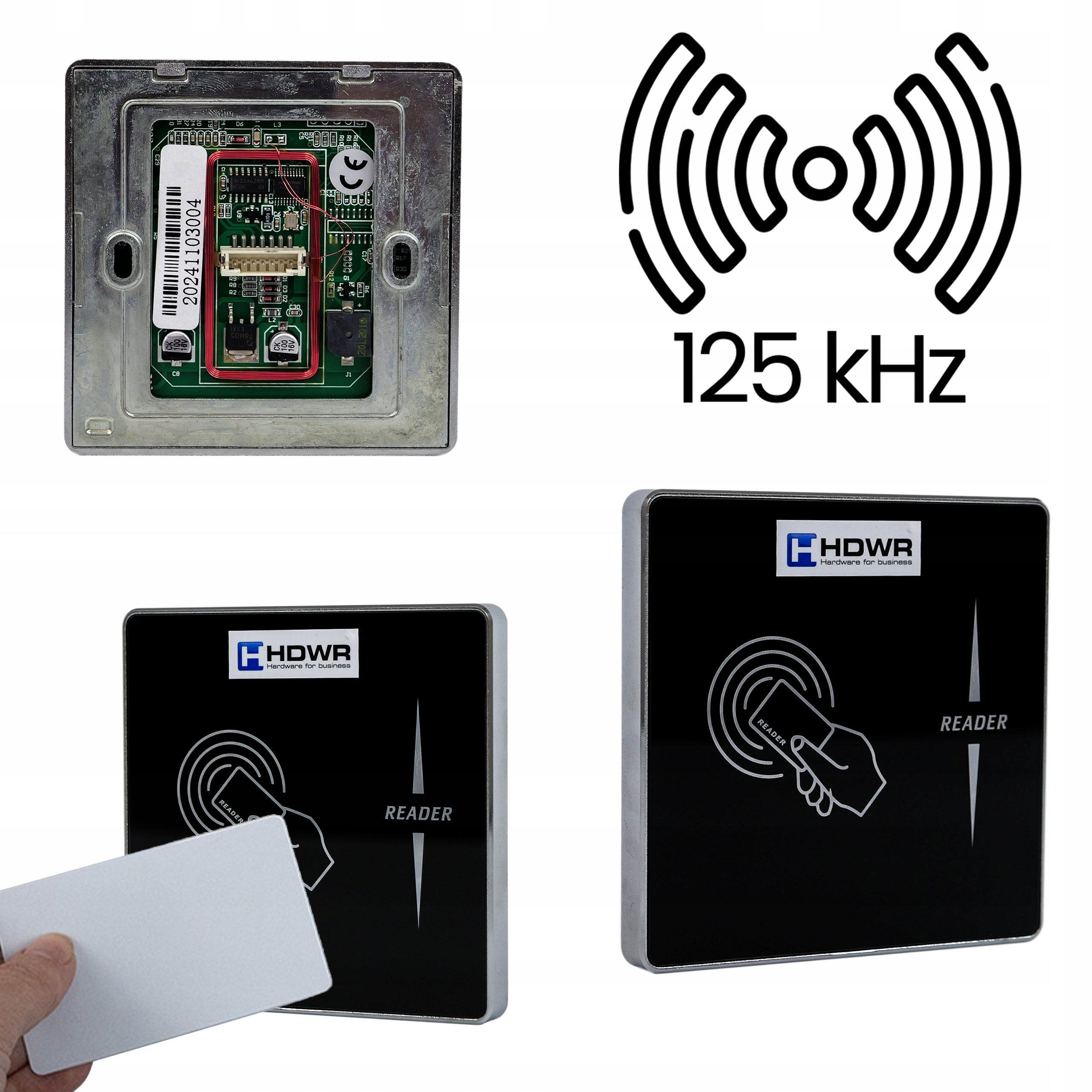  Näherungsleser für karten rfid 125 khz schutzart ip66 wiegand 26 kompakt