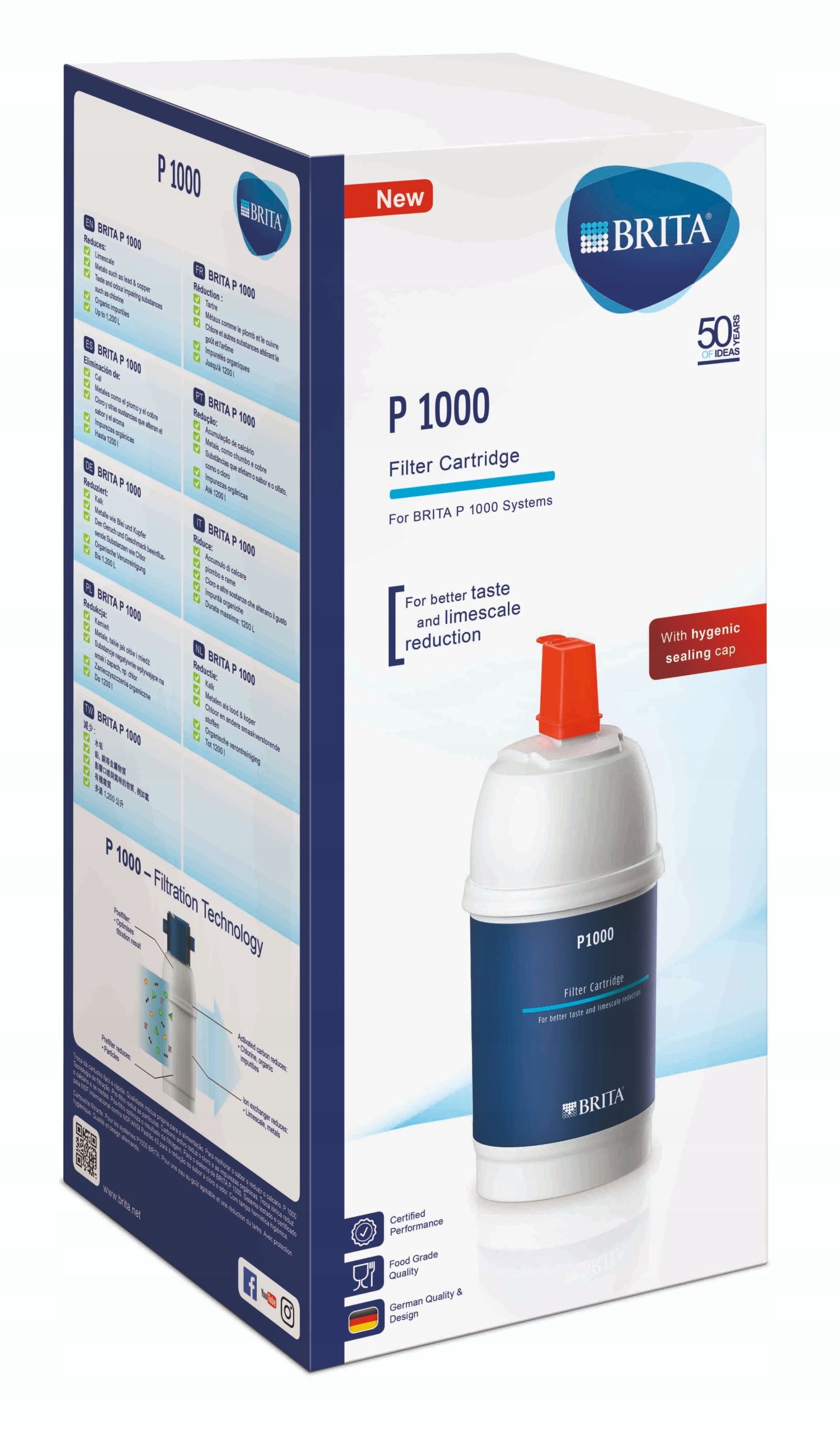  Brita filter filterpatrone p1000 in podzlewowego systeme filtration