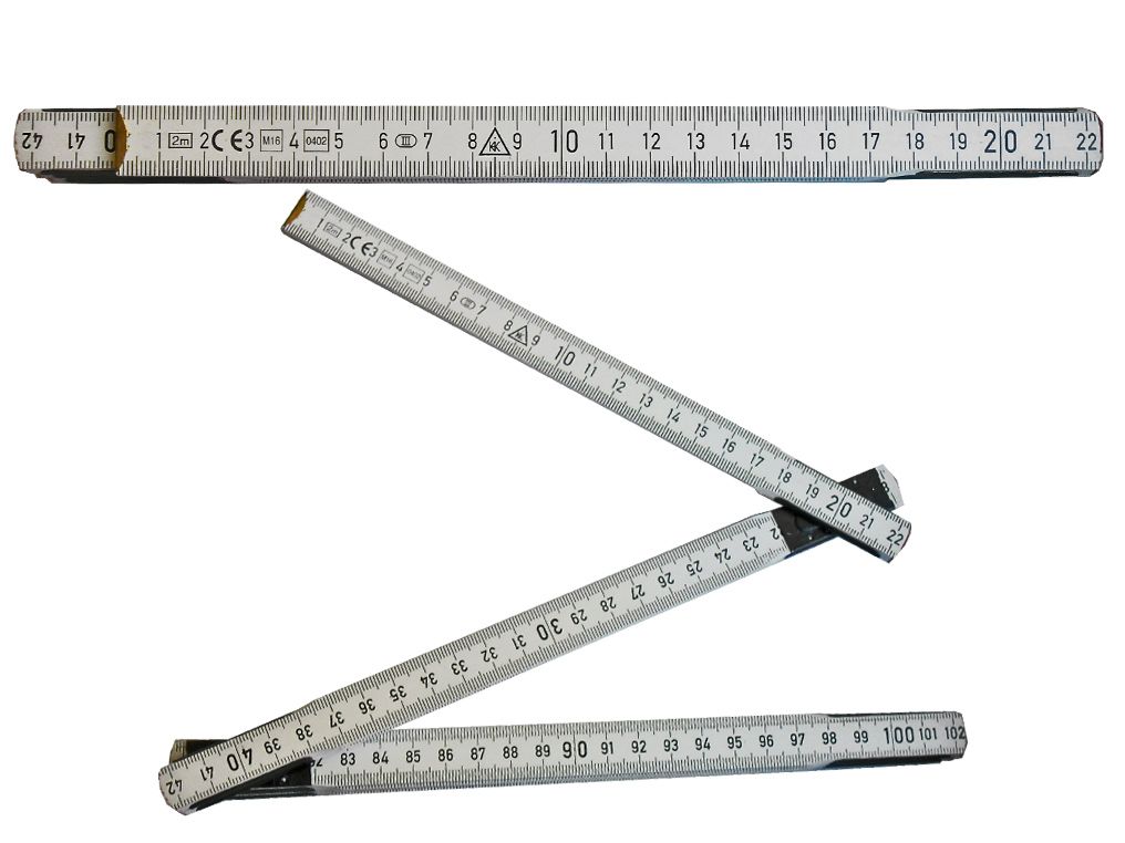 Hultafors t59-2-10w folding wooden ruler 2m