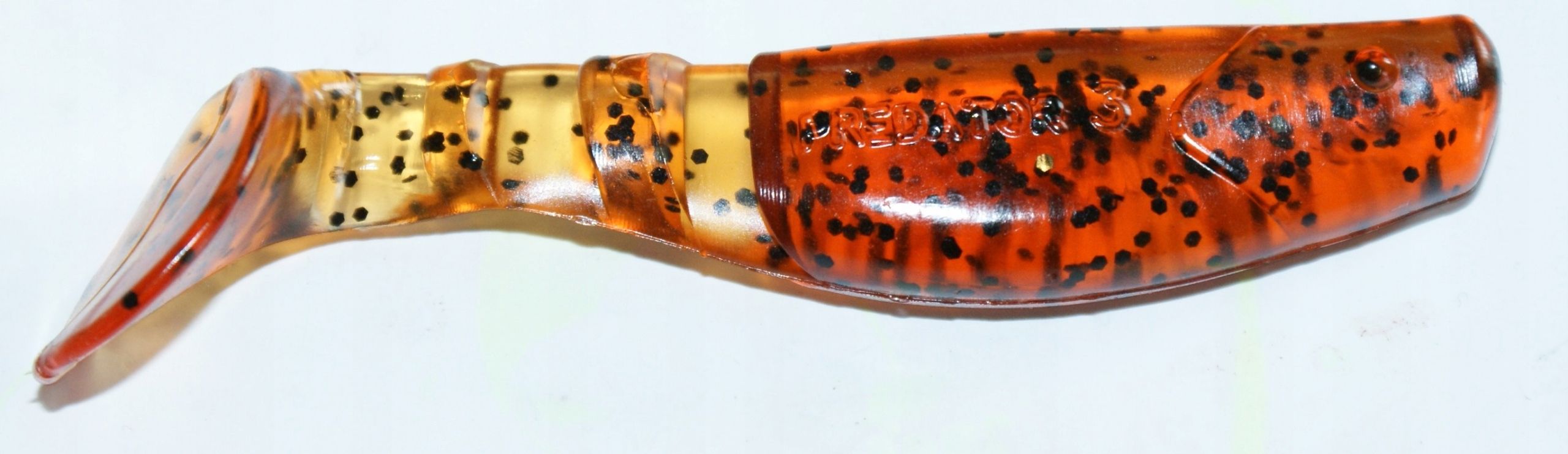  Manns predator 3,5cm geltonas su juodu grzbietem