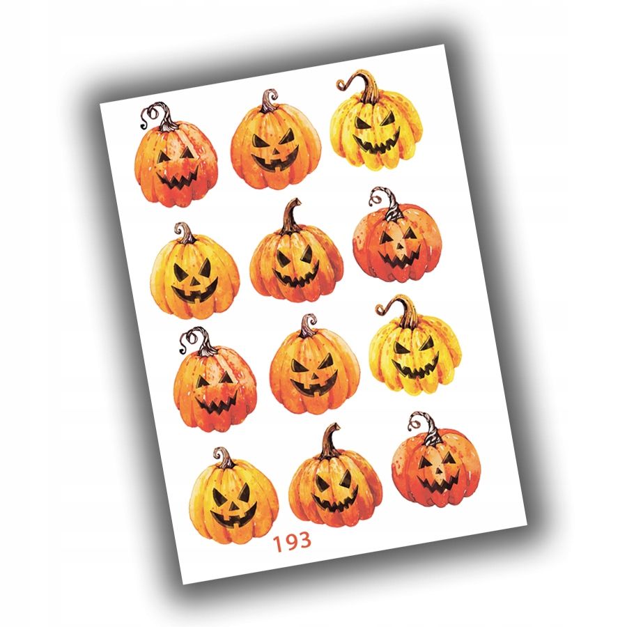  Aufkleber halloween für kinder 7,5x10,5 n203