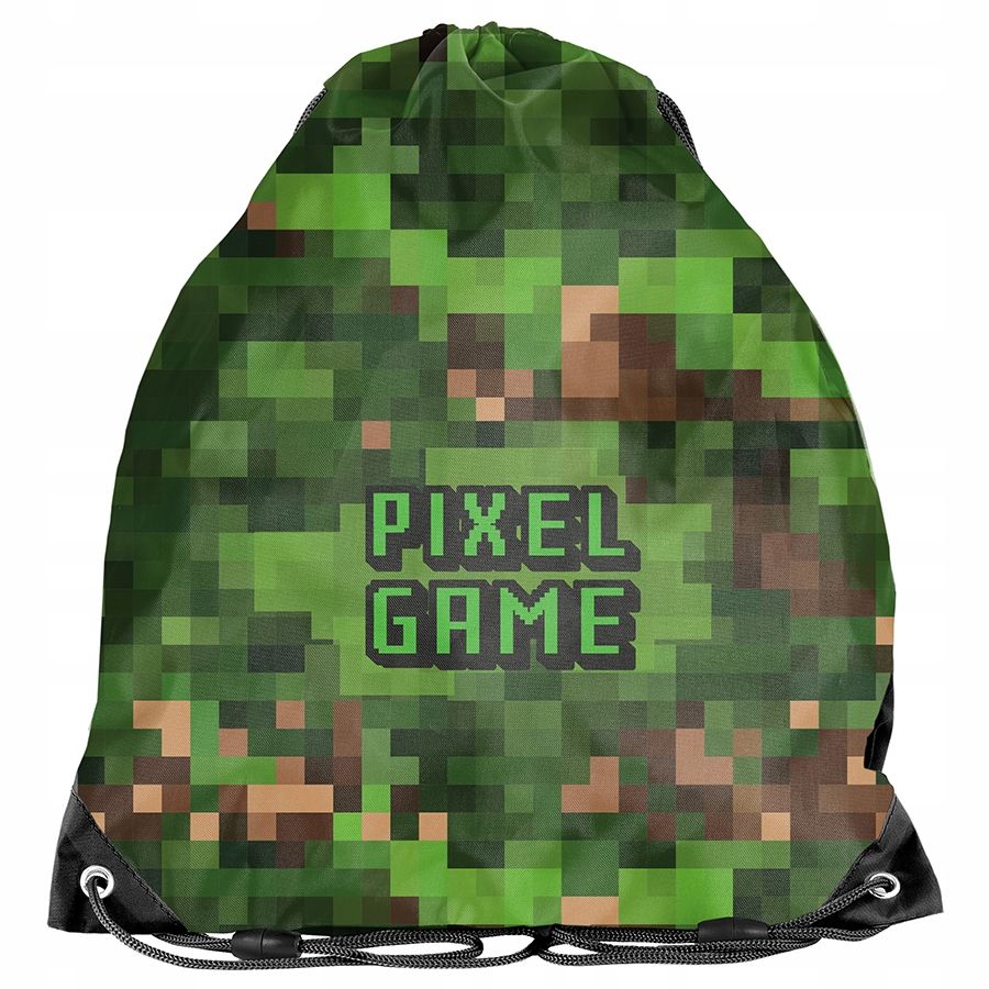  Školní taška pro obuv game paso pro chlapce sport w-f černá barva hráč