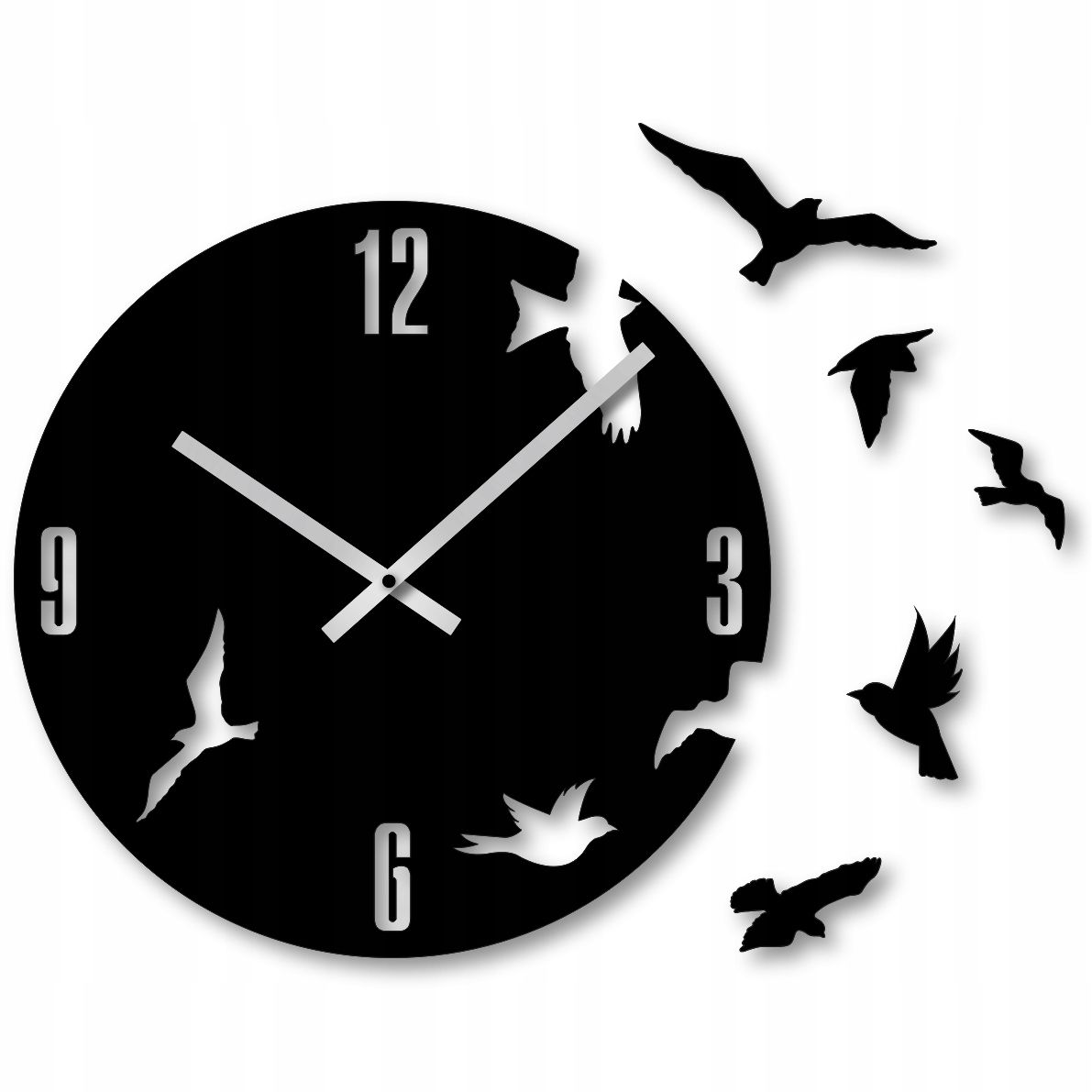  Wall clock 60 cm clock on the wall big clock openwork classic big numbers