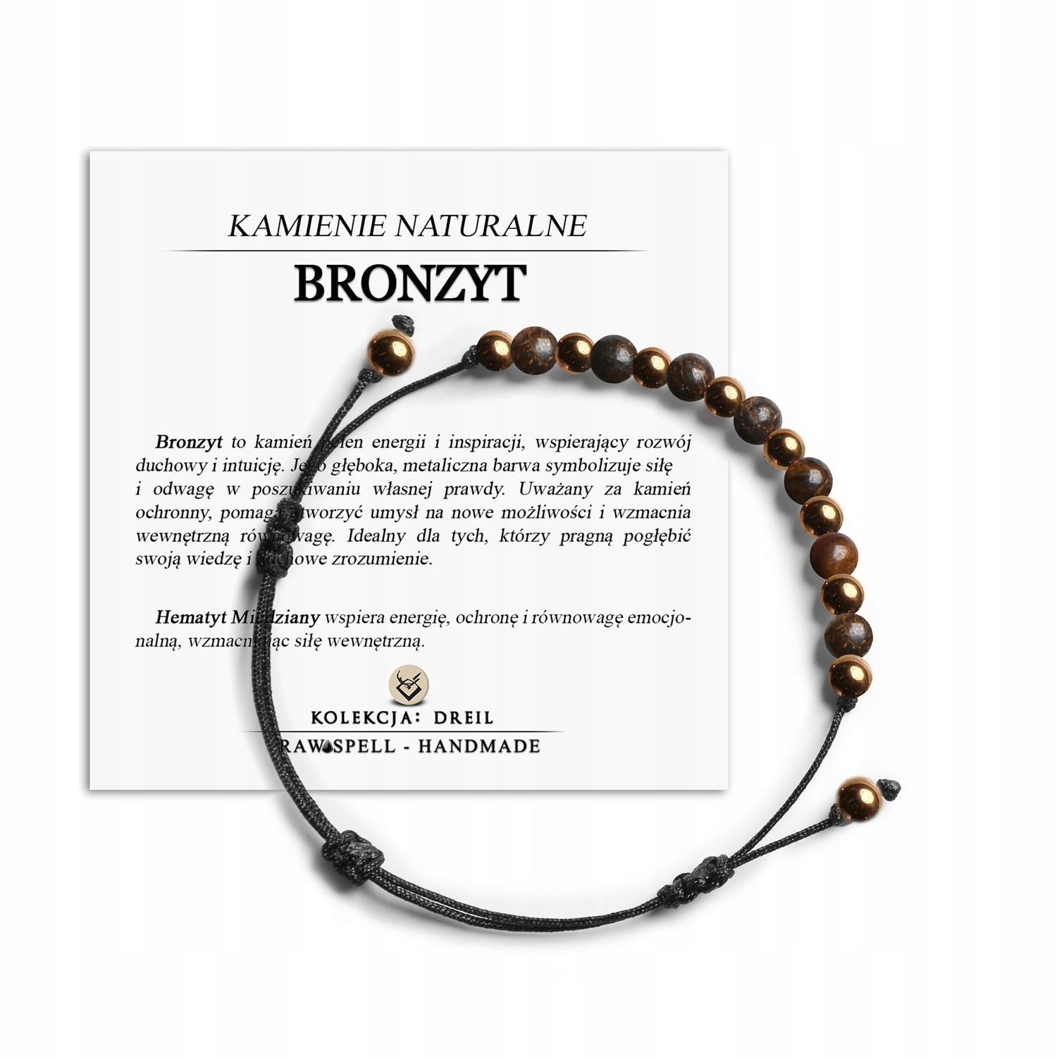 Armband dreil feminin - tigerauge, hematit kupfer amulett