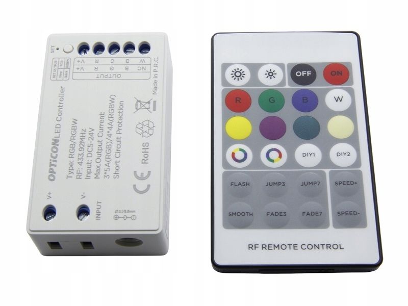  Radič milight miboxer stuhy led rgbw rgbcct fut045 15a 12v 24v