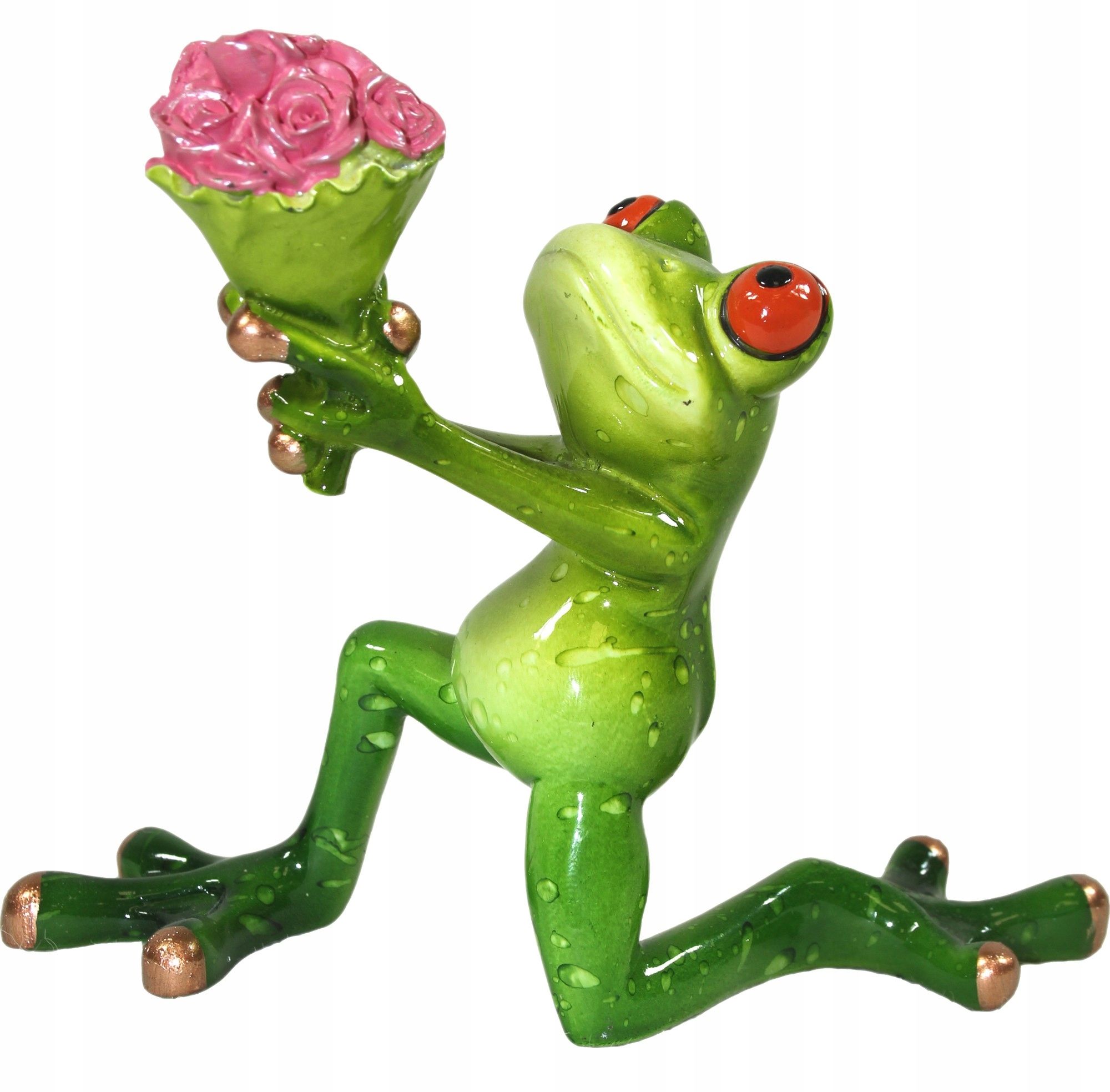  Figur frosch frosch auf rybach angler fischer geschenk