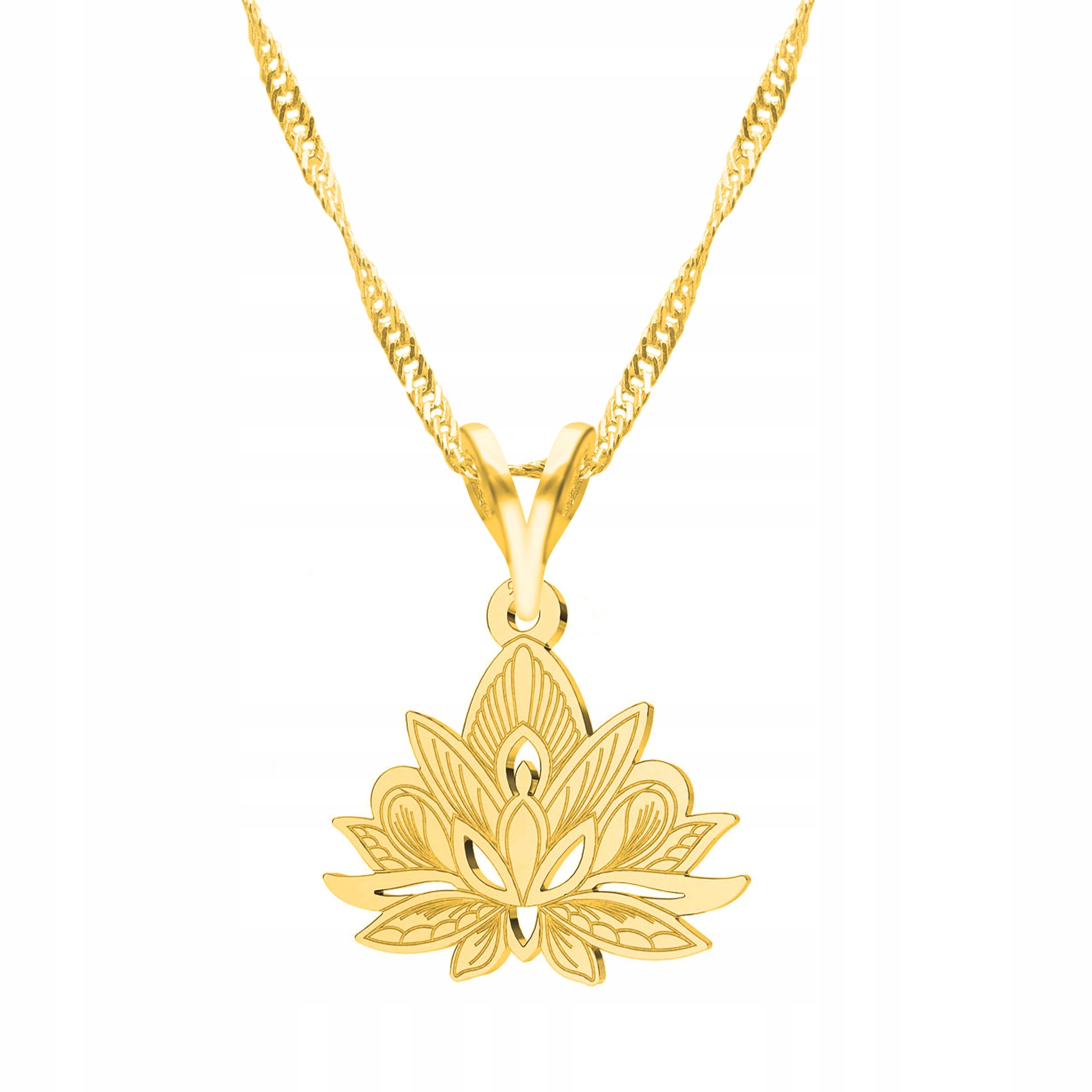  Goldkette halskette 925 mond hörner
