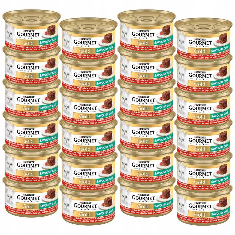  Gourmet gold skonių mišinys 24x85g + pro plan sterilised 3x85g nemokamai
