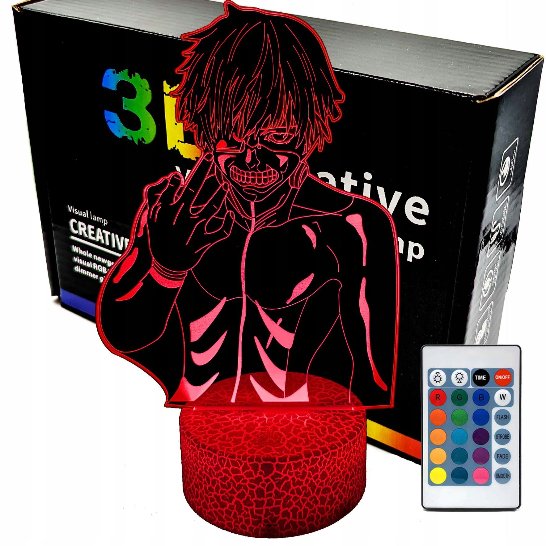  3d naktinė lemputė lempų daugiaspalvis