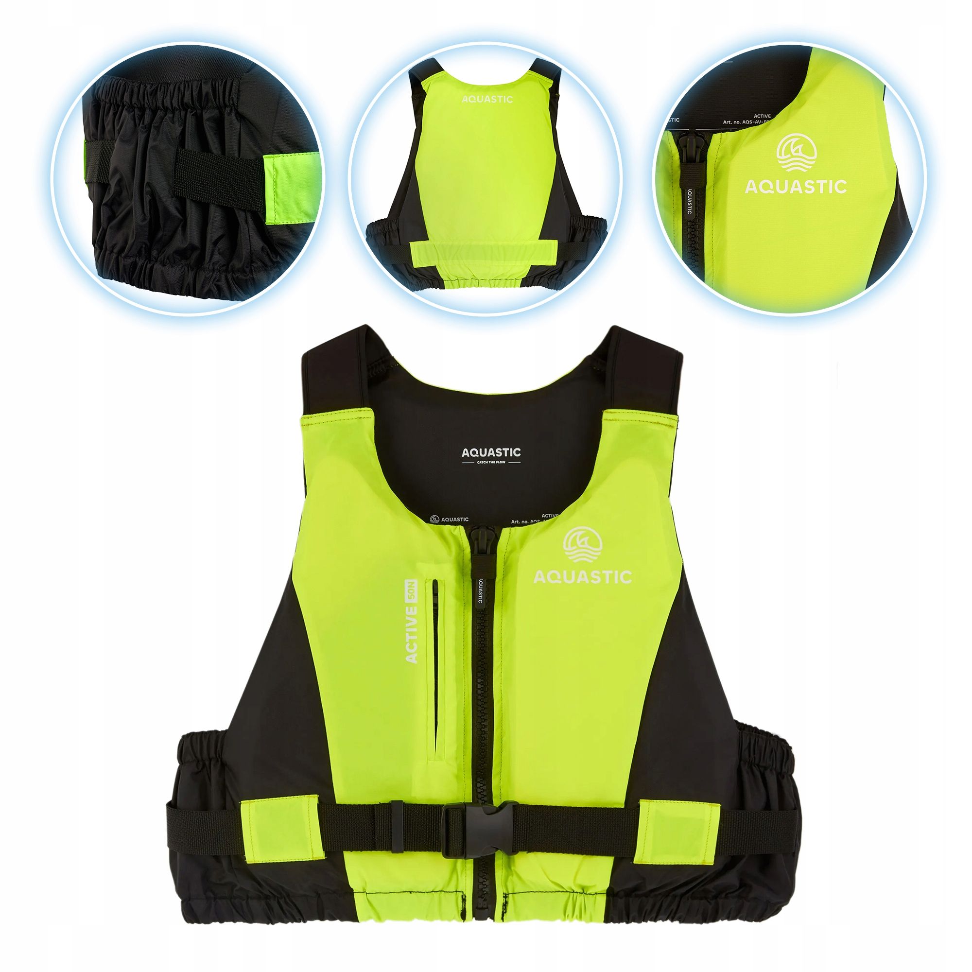  Ochranná vesta aquastic active 50n l pre kajaky sup