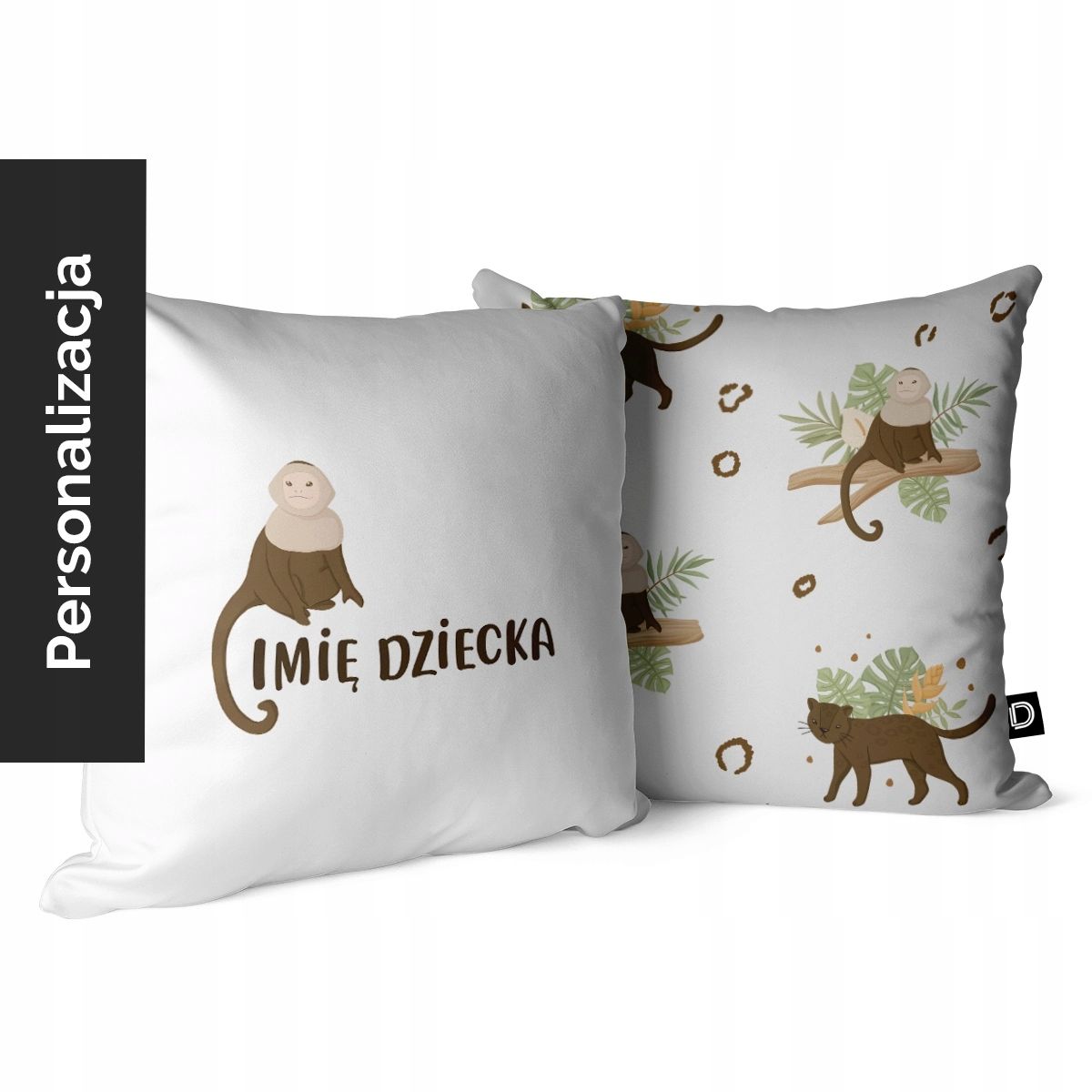  Polštář wild safari wzo d210 imie|liscie monstery