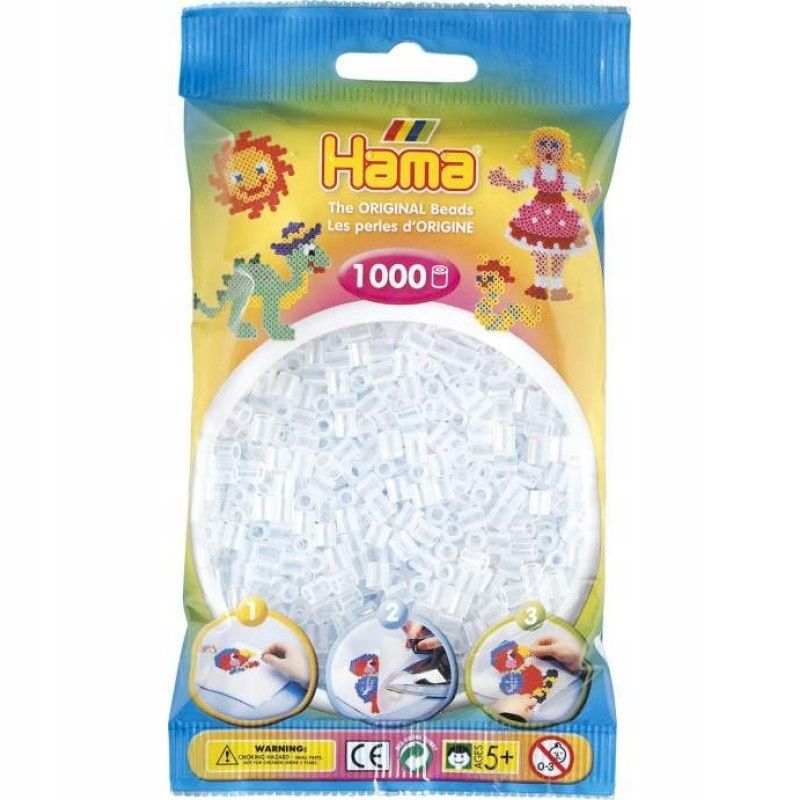  Hama 207-103 - svetlo žltý - 1000 korálky midi - krk