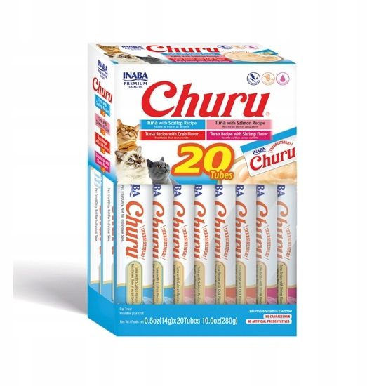  Inaba kreminiai skanėstai su tunais 40x14g