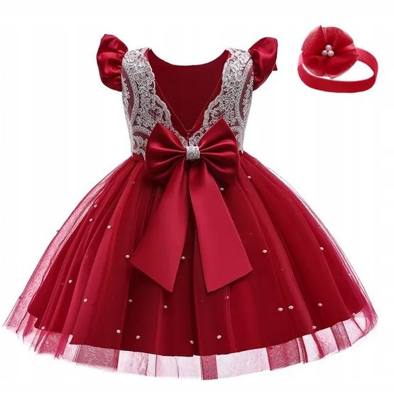  Charmant kleid bankett mit band i brokat - ideal auf hochzeit - 120