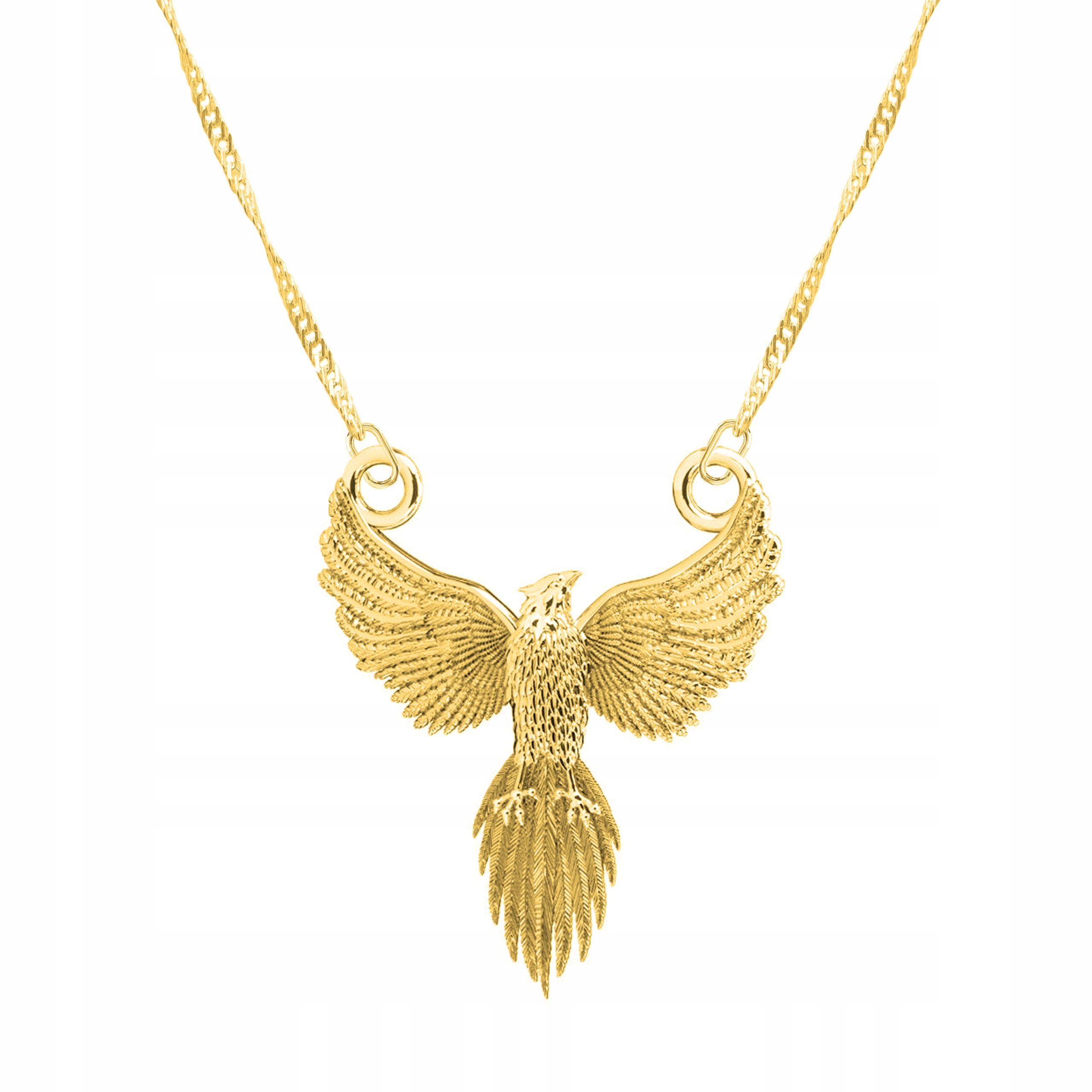  Goldkette halskette 925 mond hörner