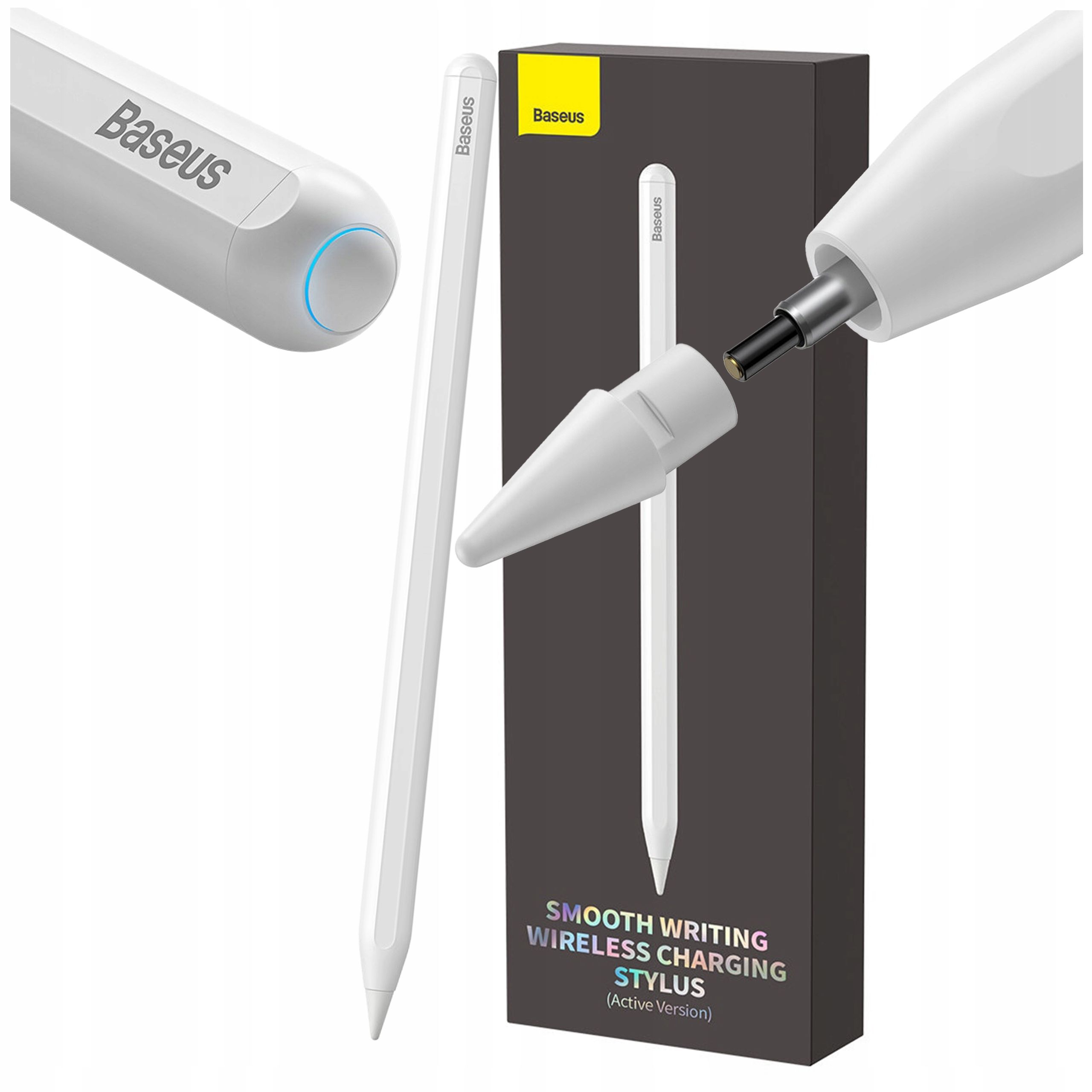  Baseusas tušinukas magnetinio pasyvus 3in1 mju pen universalus ekranams