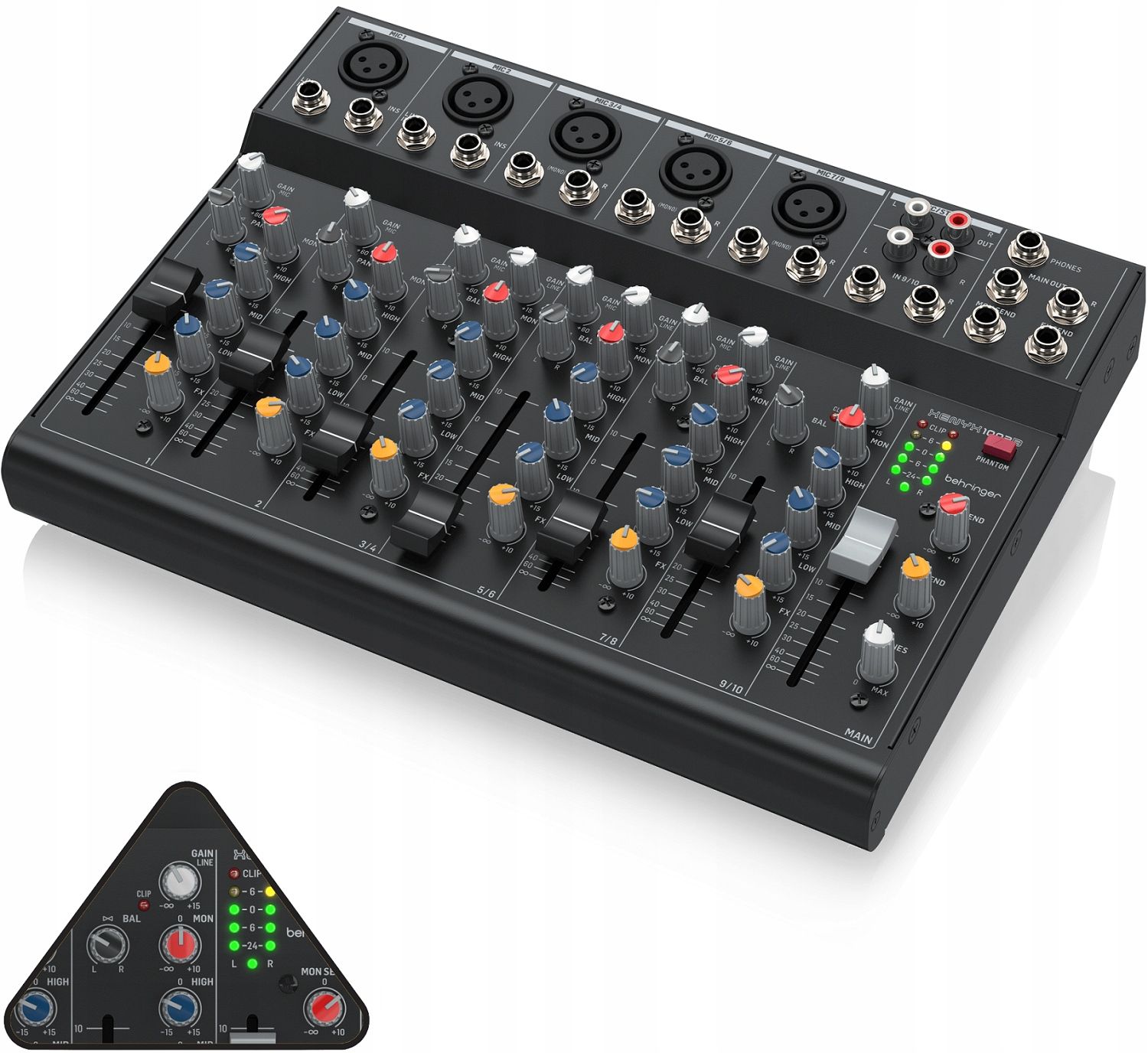  X1204usb mikseris garso 12-kanalų su usb behringeris