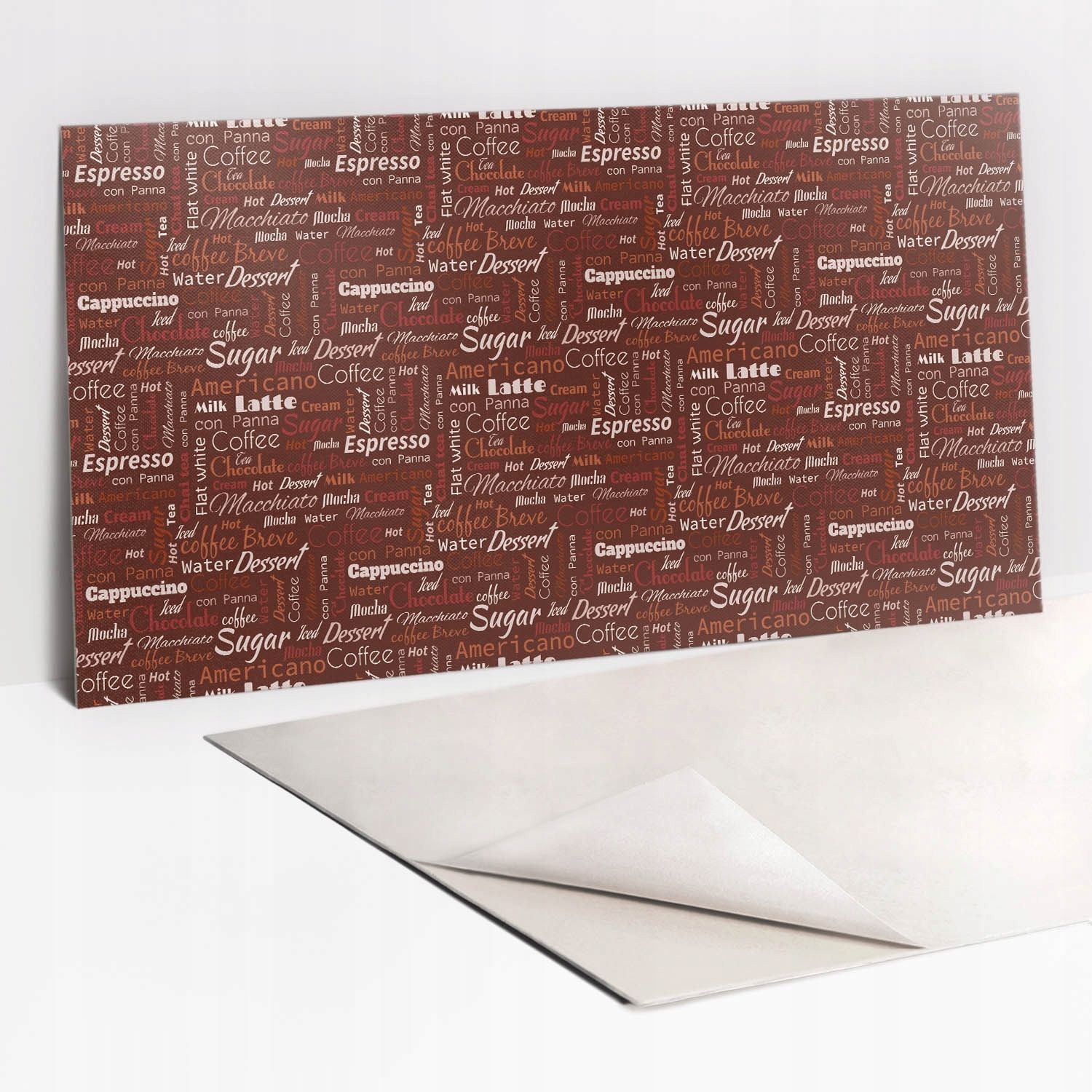  Lipīga plāksne pvc uz sienas, stāvs moderns moderns rindas 100x50 cm