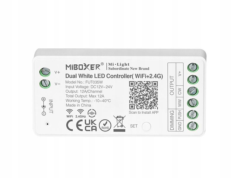  Wifi šviesos reguliatorius led mono 144w "bluetooth"