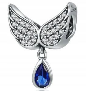  Charms anhänger engelsflügel silber 925 simplyme + kostenlos