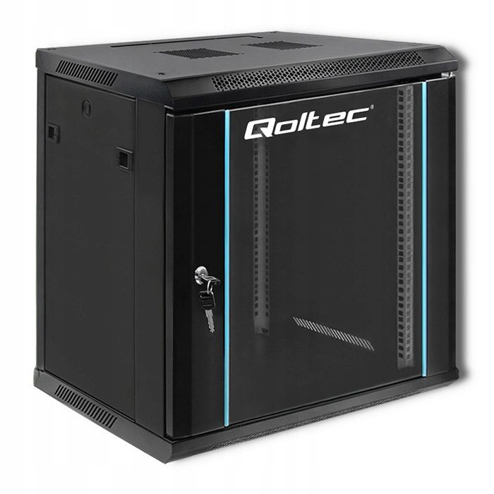  Tarnplatte abdeckung 1u für die garderobe rack 19” qoltec stahl schwarz