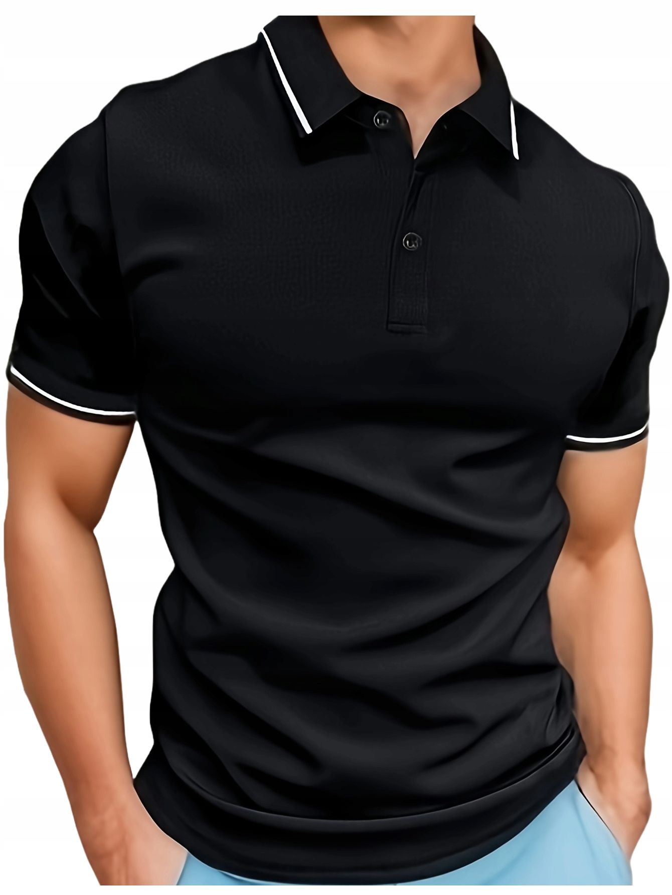  Moodne meeste polo särgid lühikesed varrukad värvid 3xl