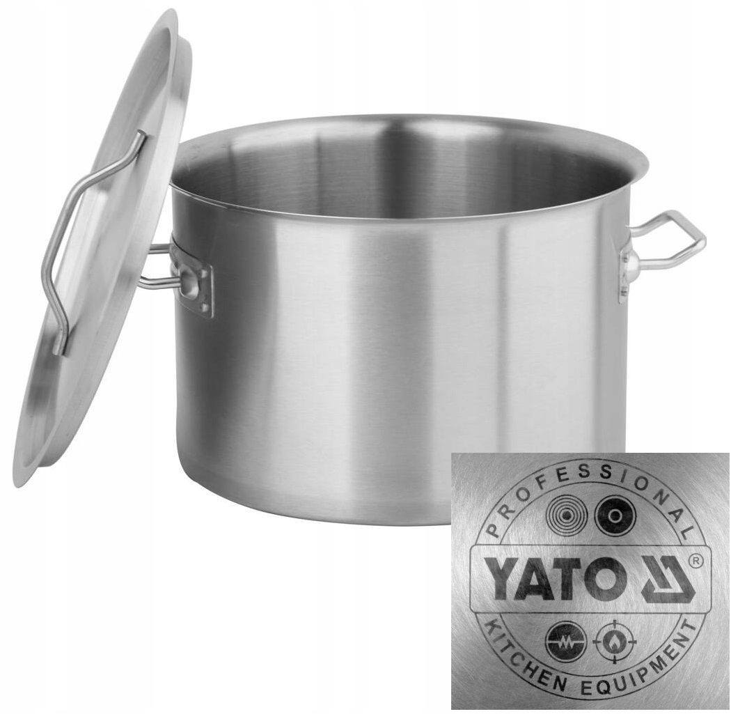  Jato profesionāls katliņš mērcēm izgatavots no nerūsējošā tērauda 24x7,5cm 3,4l 00081