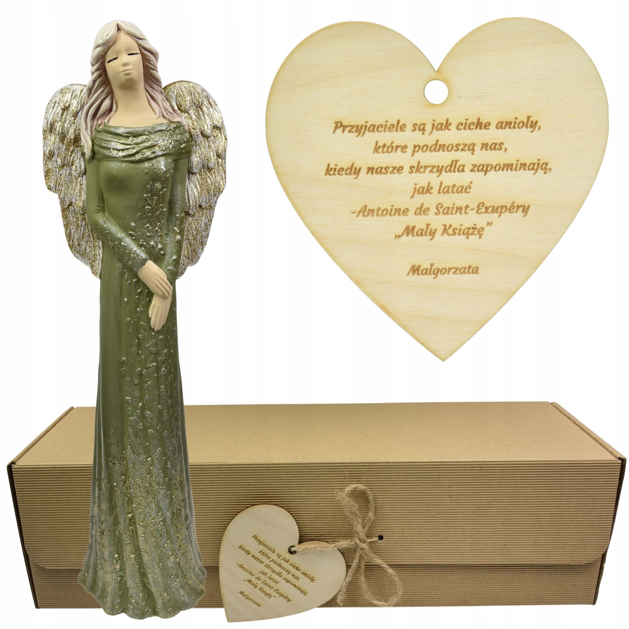  Angel figurine large adornment gift colour engraving