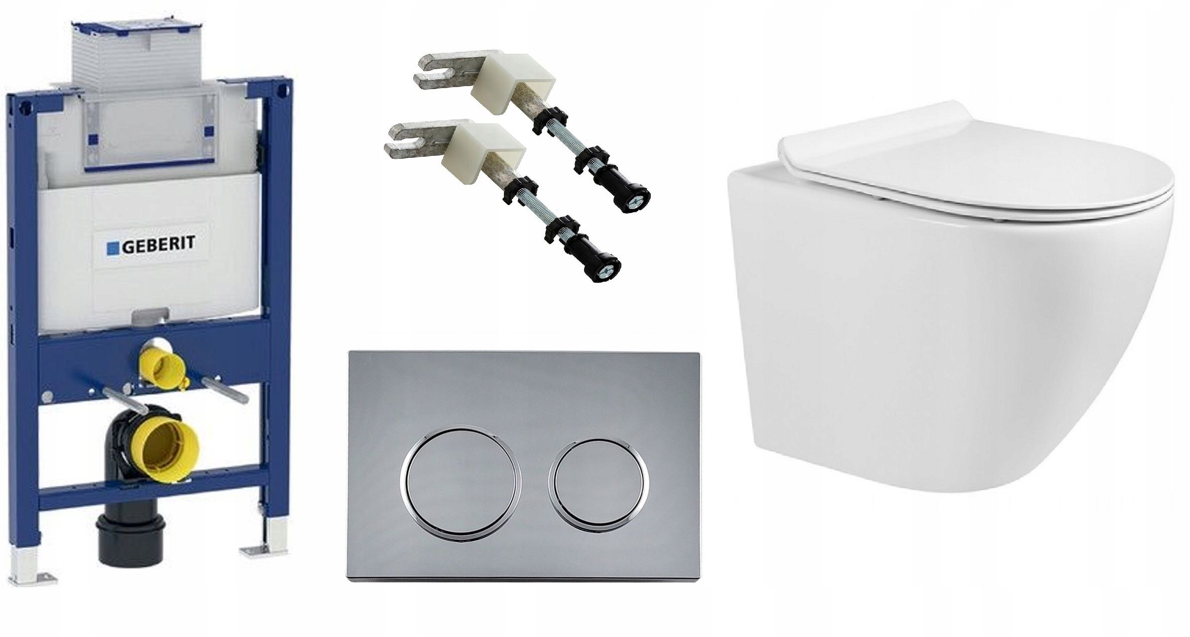  Wc rāmja komplekts geberit + atslēga + tualetes pods melns matēts + dēlis w/o+fresh