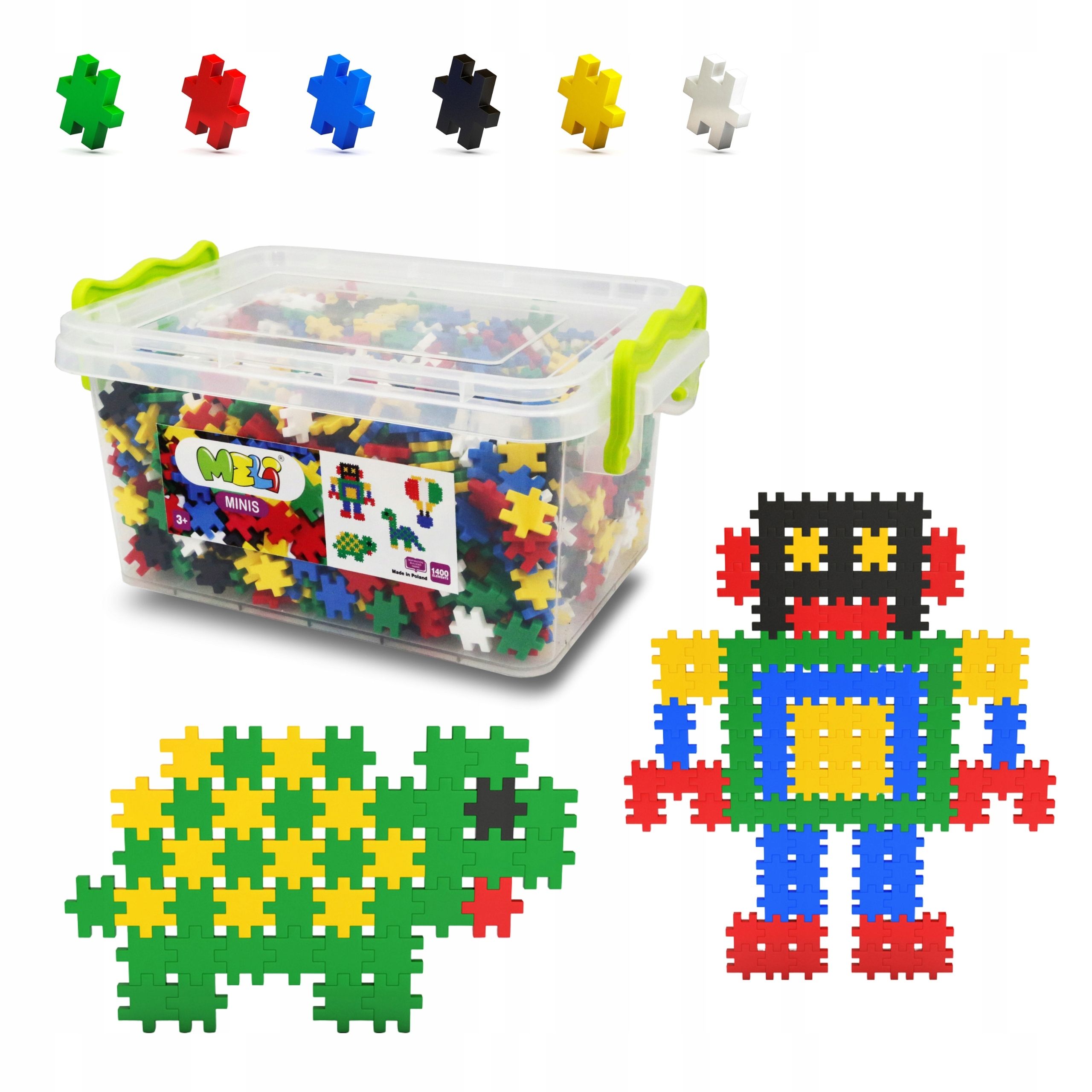  Bausteine mini waffeln meli minis edu buntstift größe 1400 pcs. mosaik