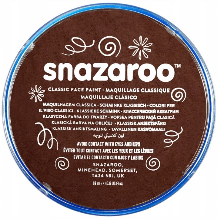  Soubor 8barvy x 18ml malovat pro malování na obličej malovat 1172039 malovat snazaroo