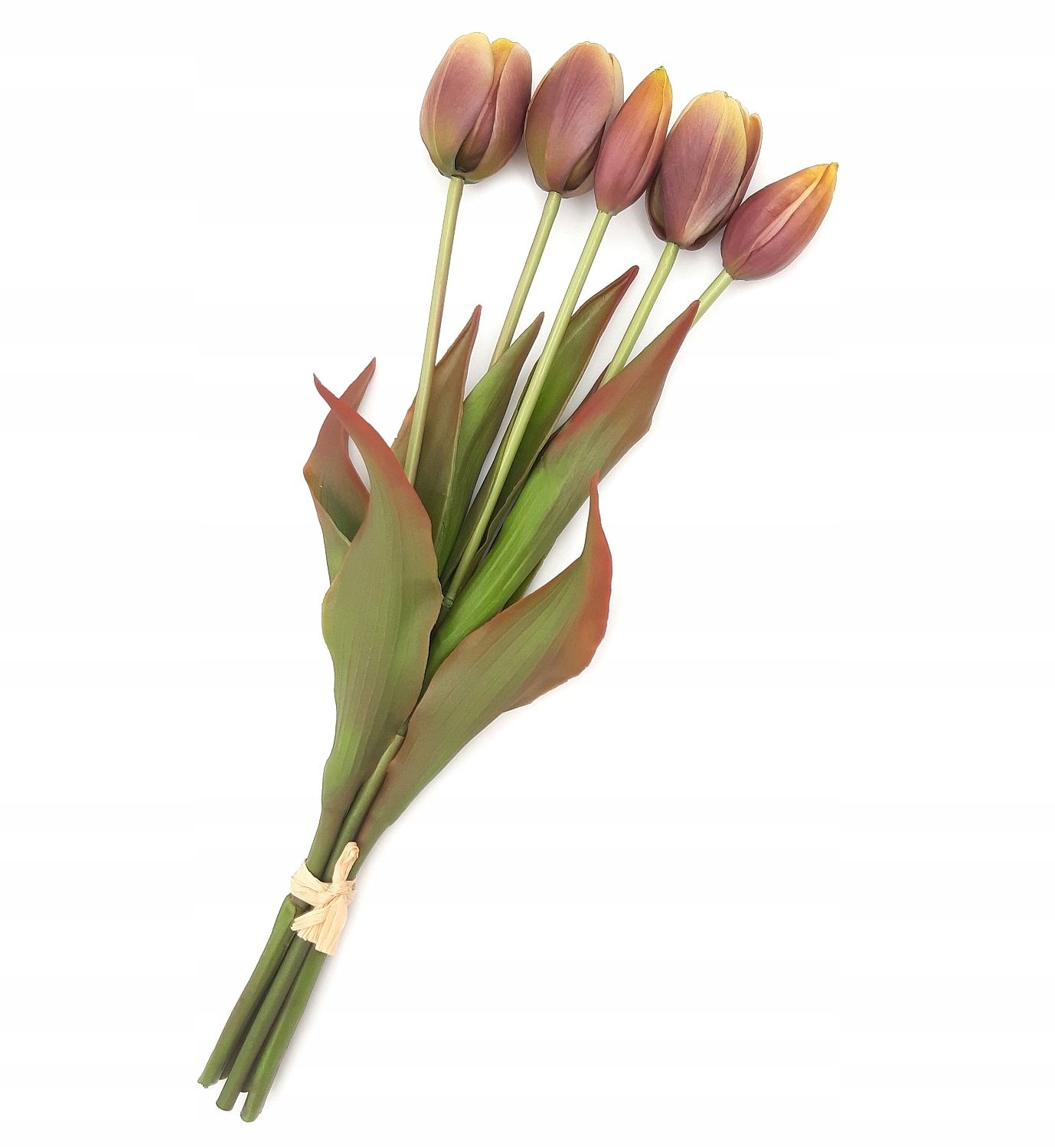  Tulpe tulpes pušķis mākslīgie ziedi lillā