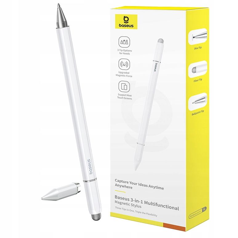  Baseusas tušinukas magnetinio pasyvus 3in1 mju pen universalus ekranams